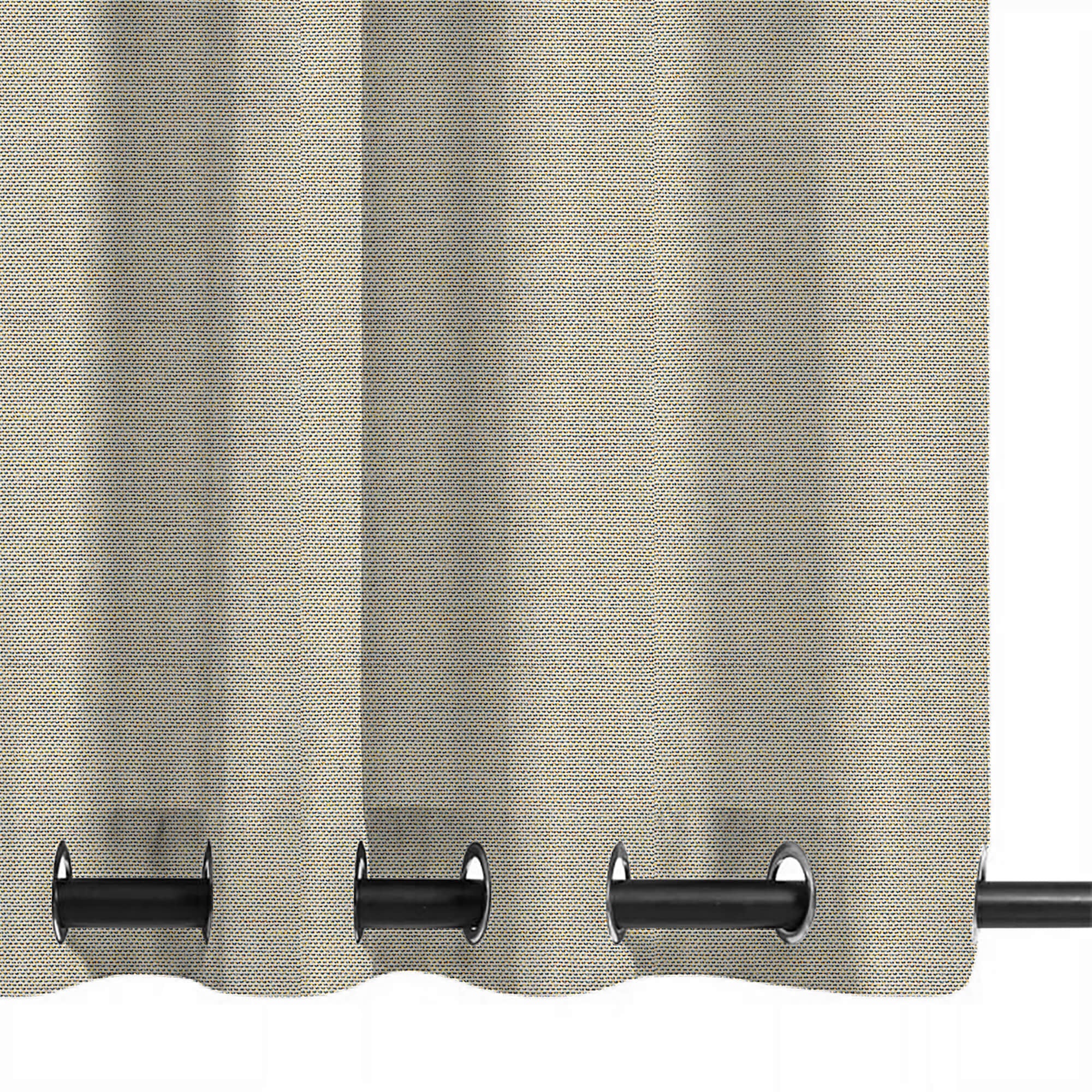 PENGI Outdoor Curtains Waterproof - Blend Lunar Rock