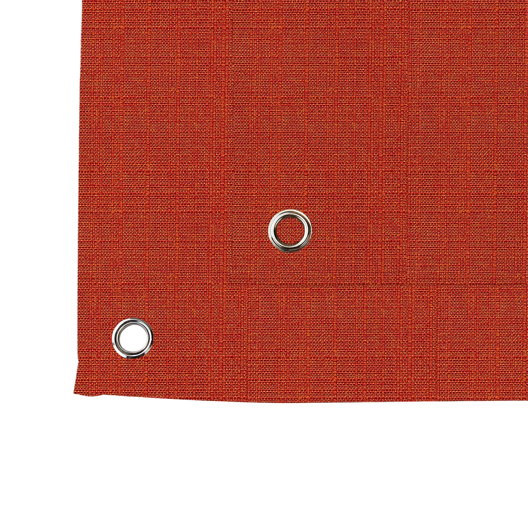 PENGI Outdoor Curtains Waterproof - Linen Burnt Orange