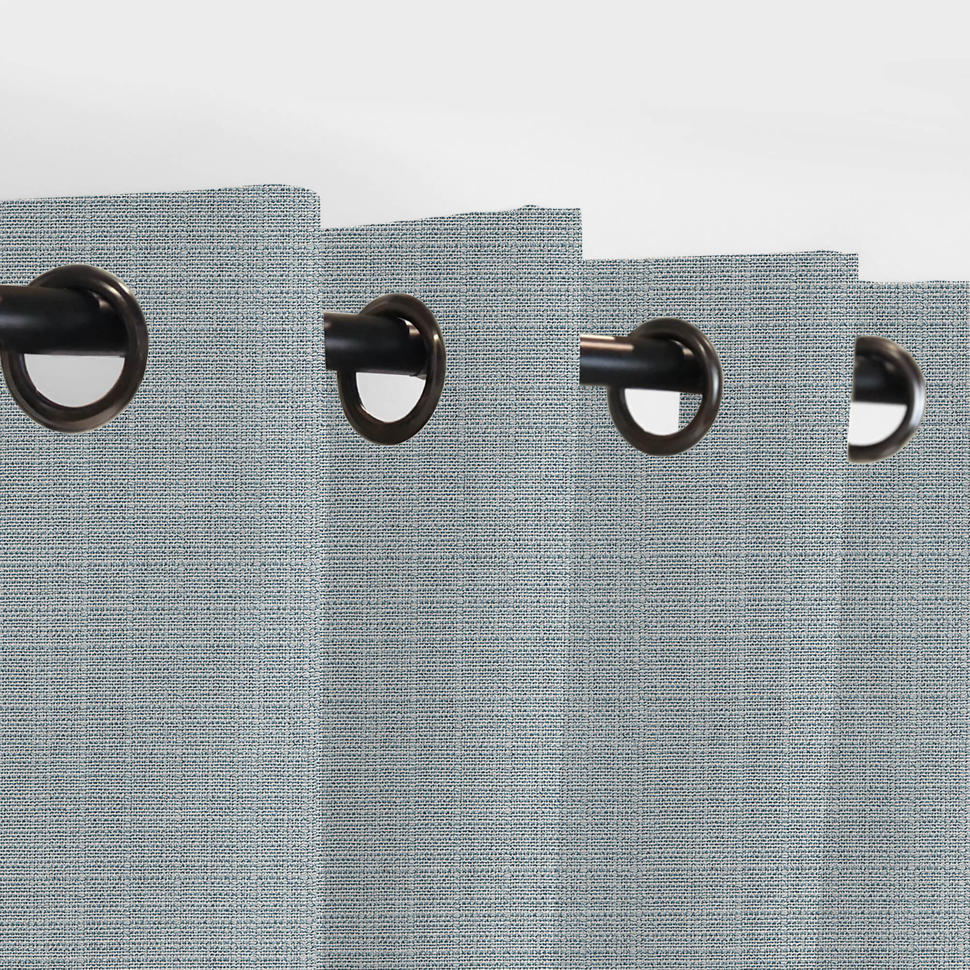 PENGI Outdoor Curtains Waterproof - Linen Gray