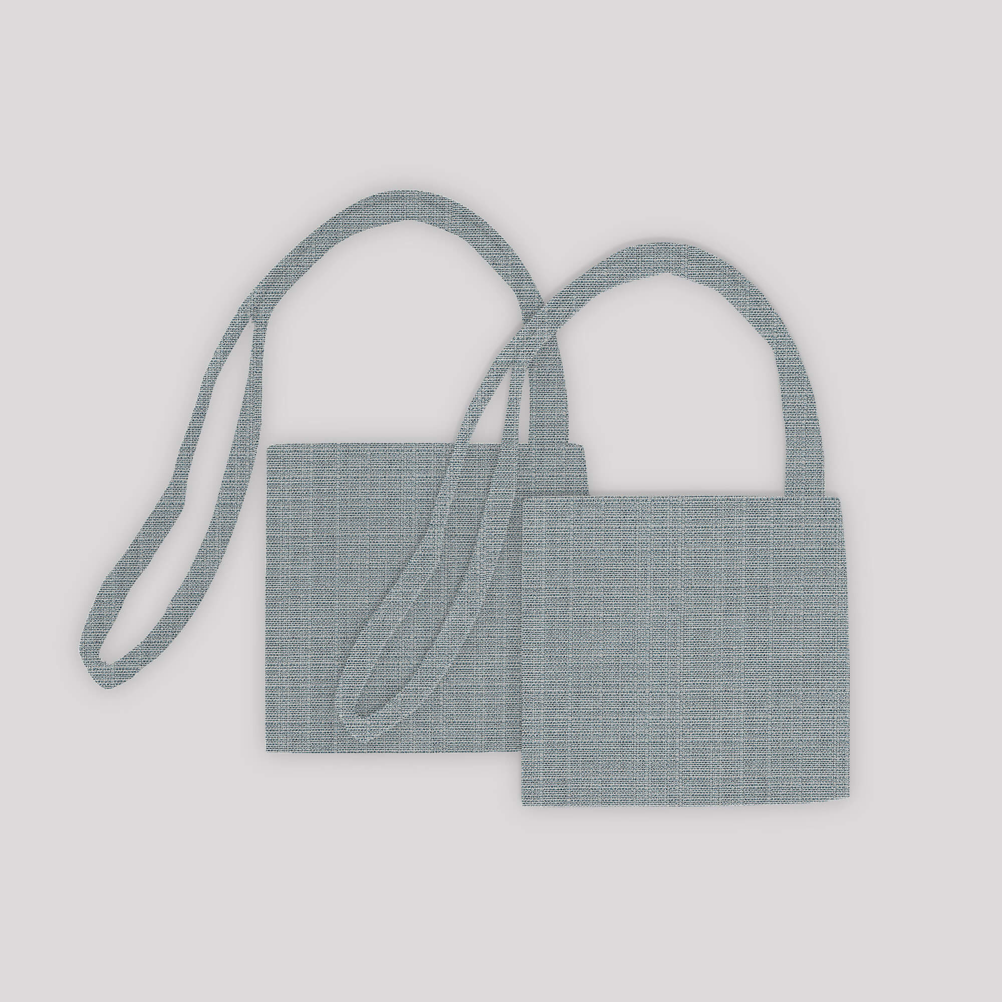 PENGI Outdoor Curtains Waterproof - Linen Gray