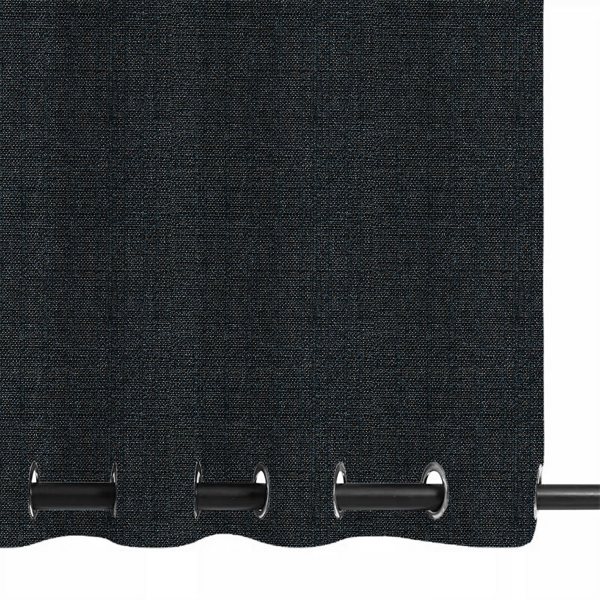 PENGI Outdoor Curtains Waterproof - Linen Black