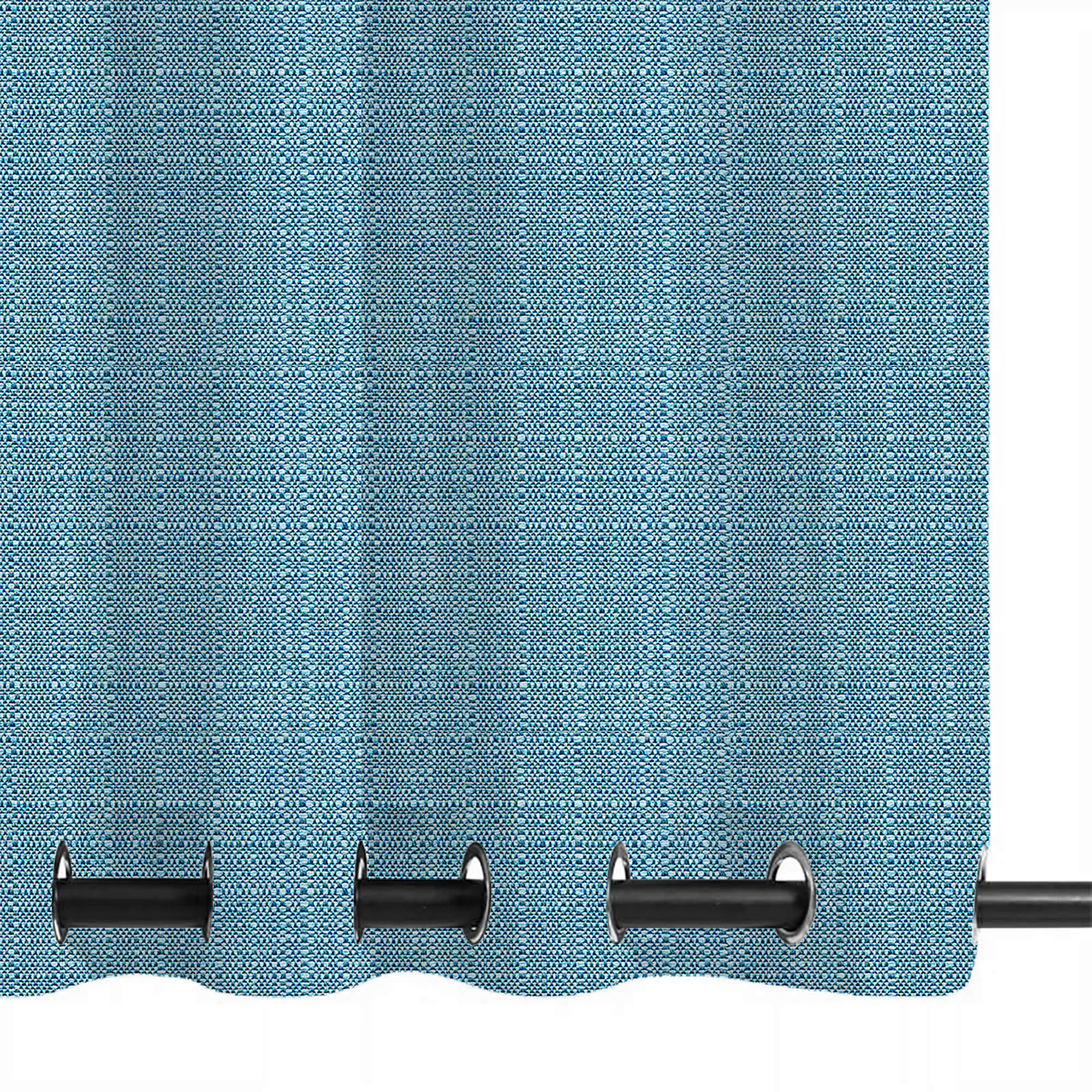 PENGI Outdoor Curtains Waterproof - Linen Dream Blue