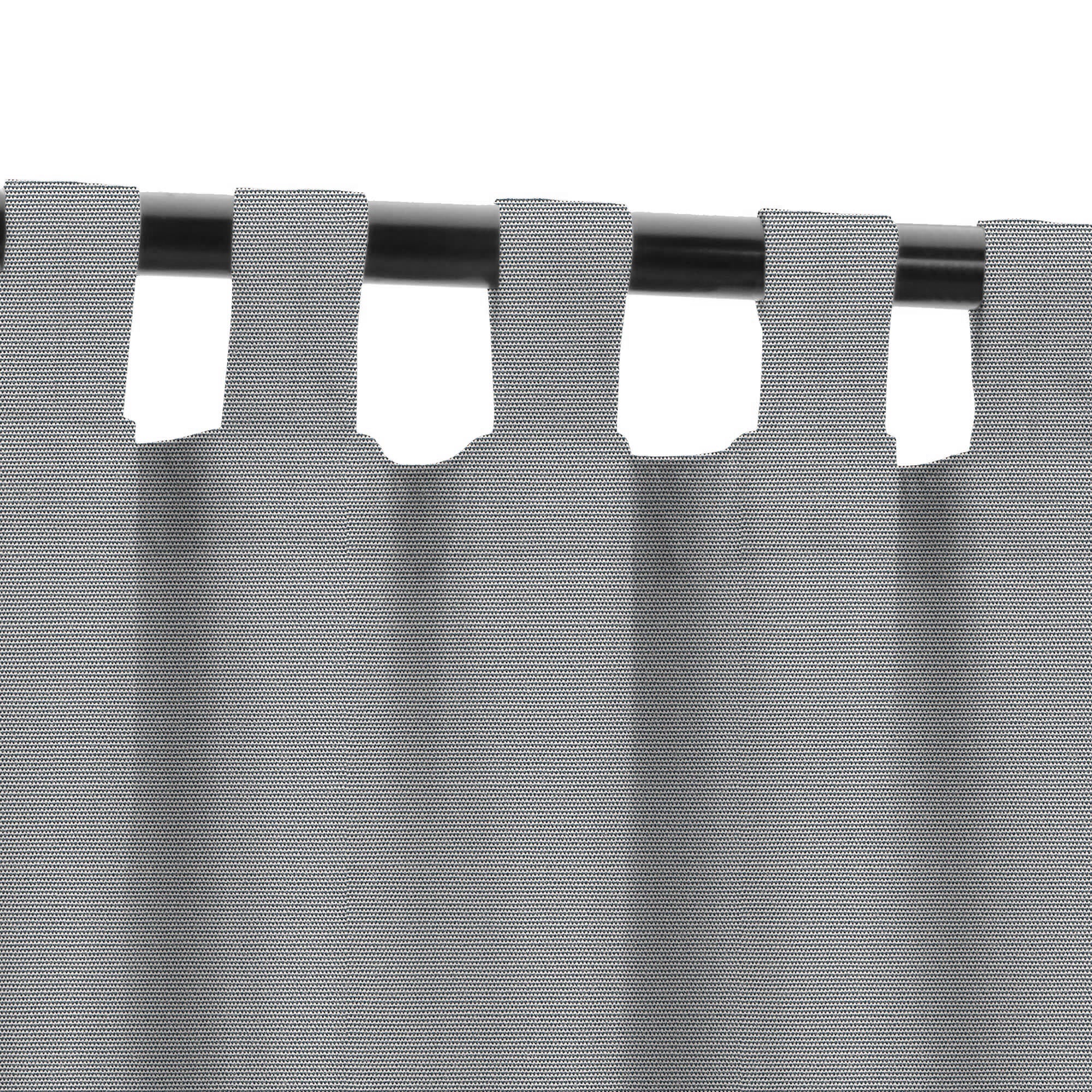 PENGI Outdoor Curtains Waterproof - Pure Misty Gray