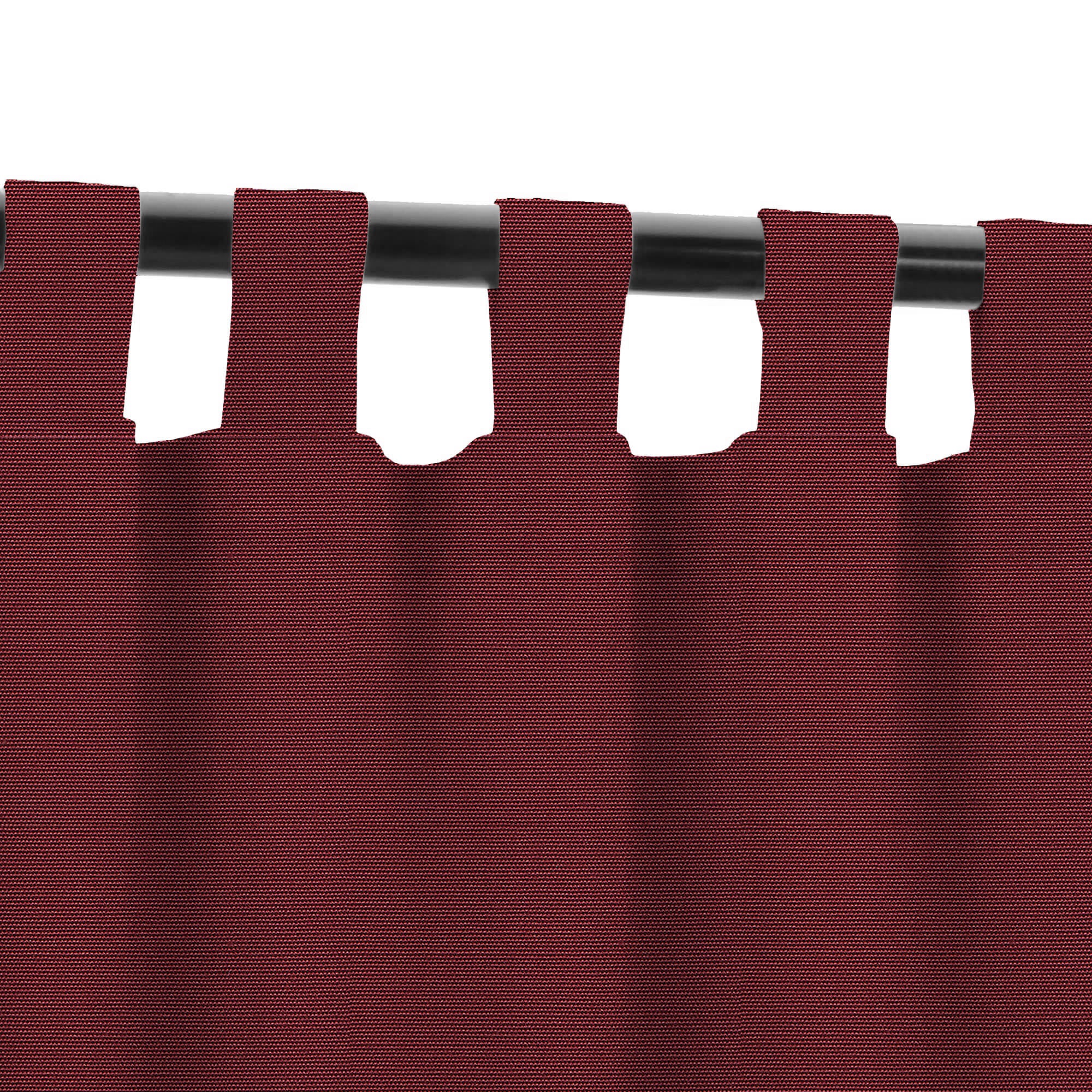 PENGI Outdoor Curtains Waterproof - Pure Ruby Wine