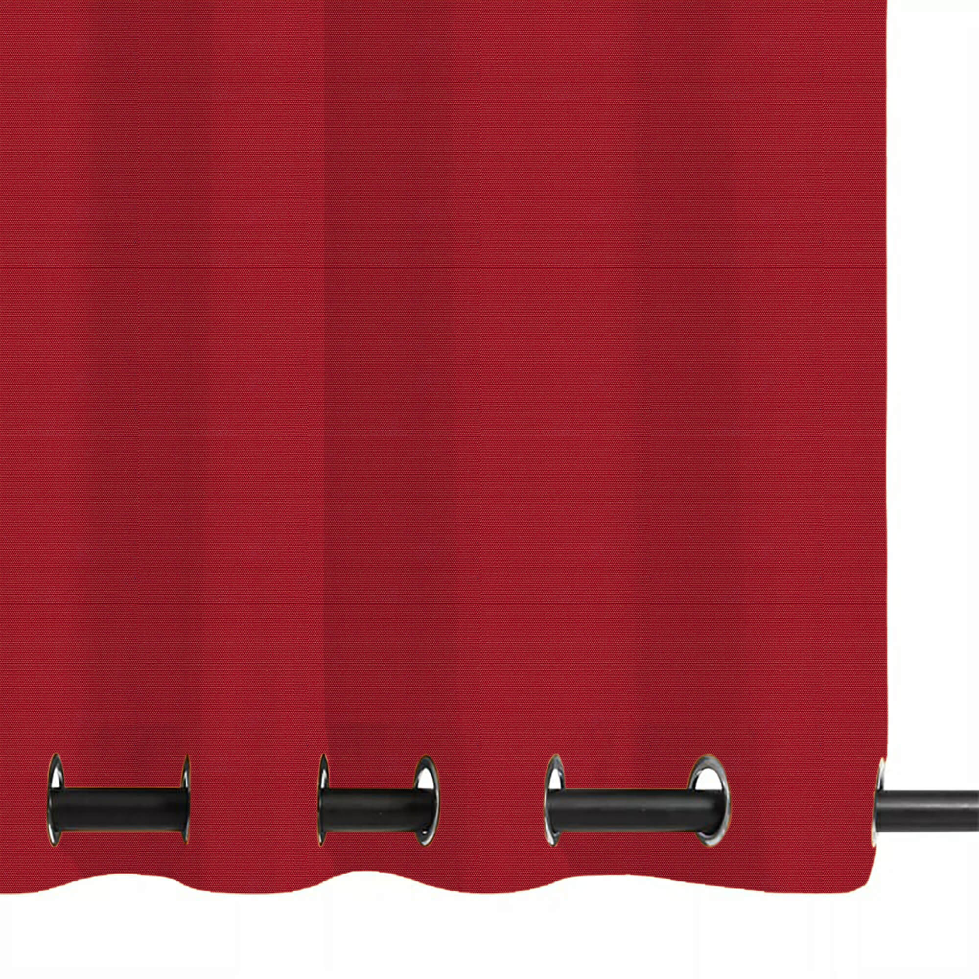 PENGI Outdoor Curtains Waterproof - Pure Rococco Red
