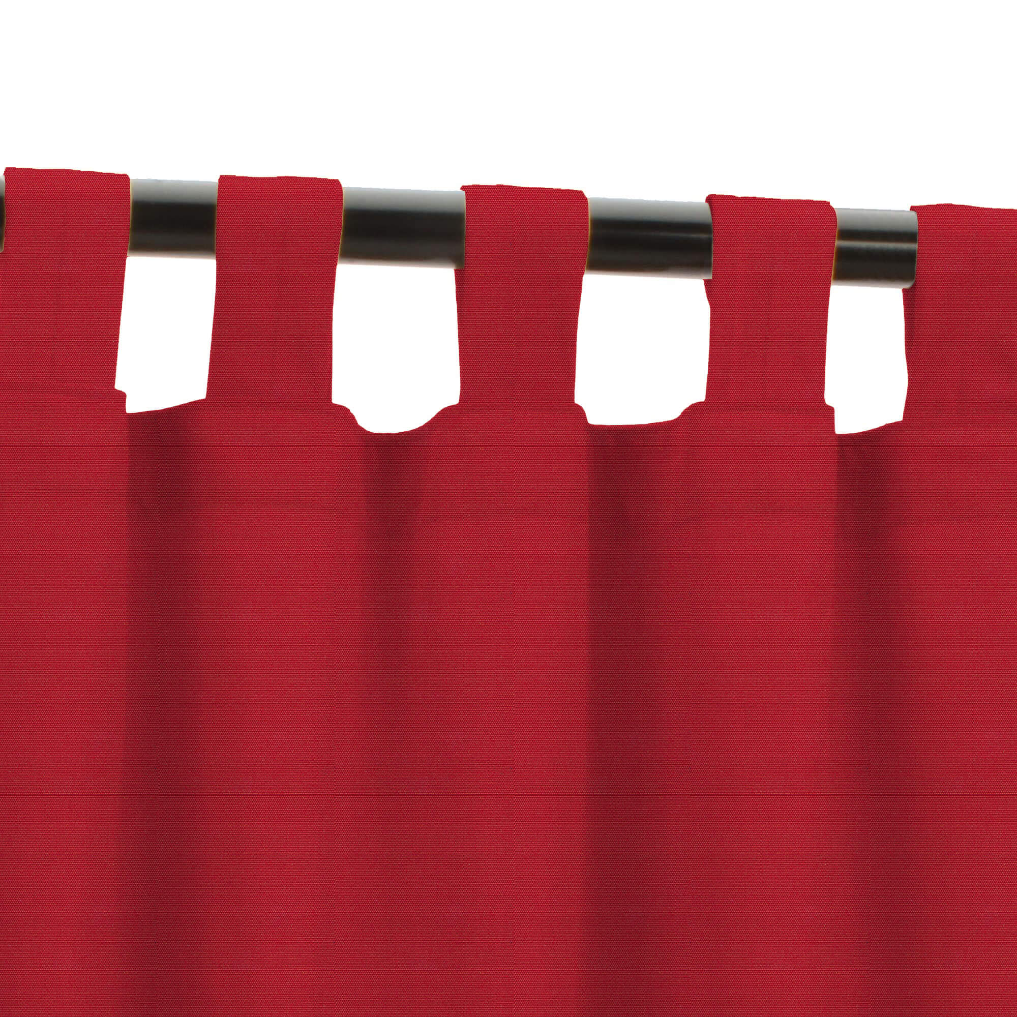 PENGI Outdoor Curtains Waterproof - Pure Rococco Red