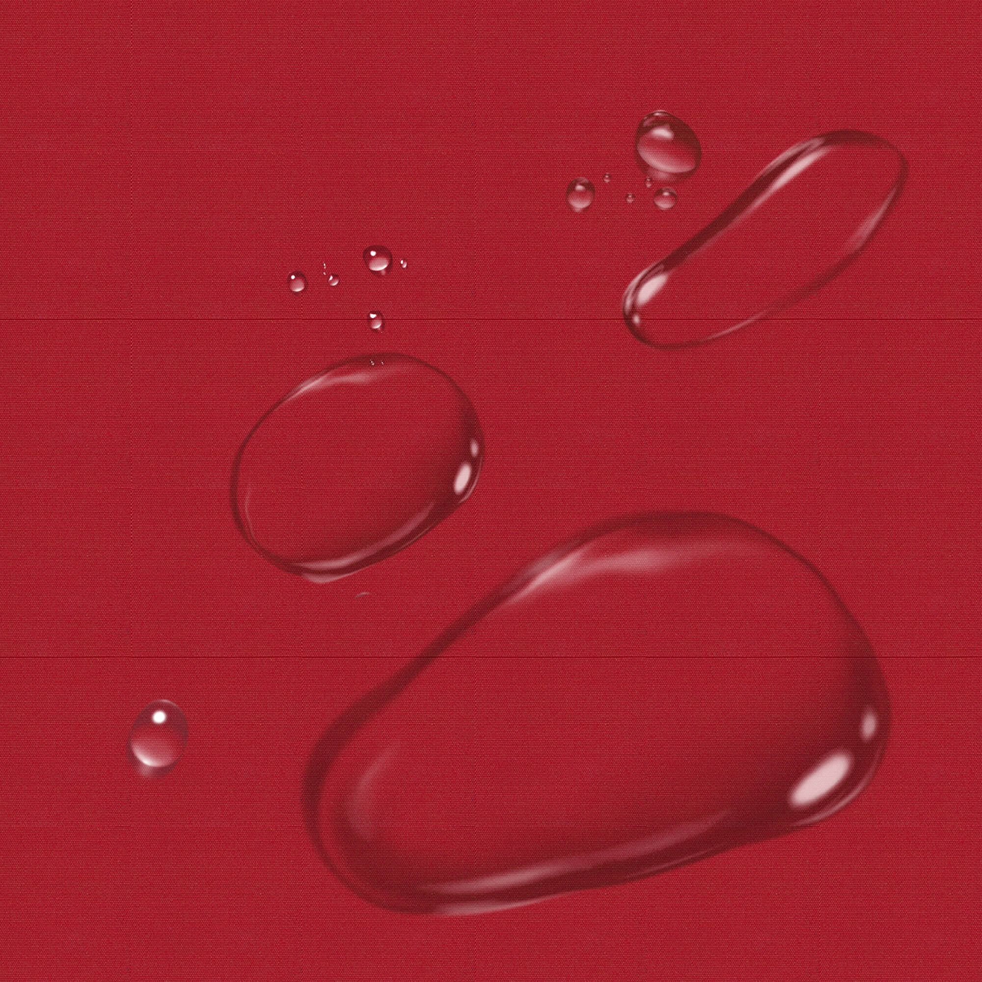 PENGI Outdoor Curtains Waterproof - Pure Rococco Red