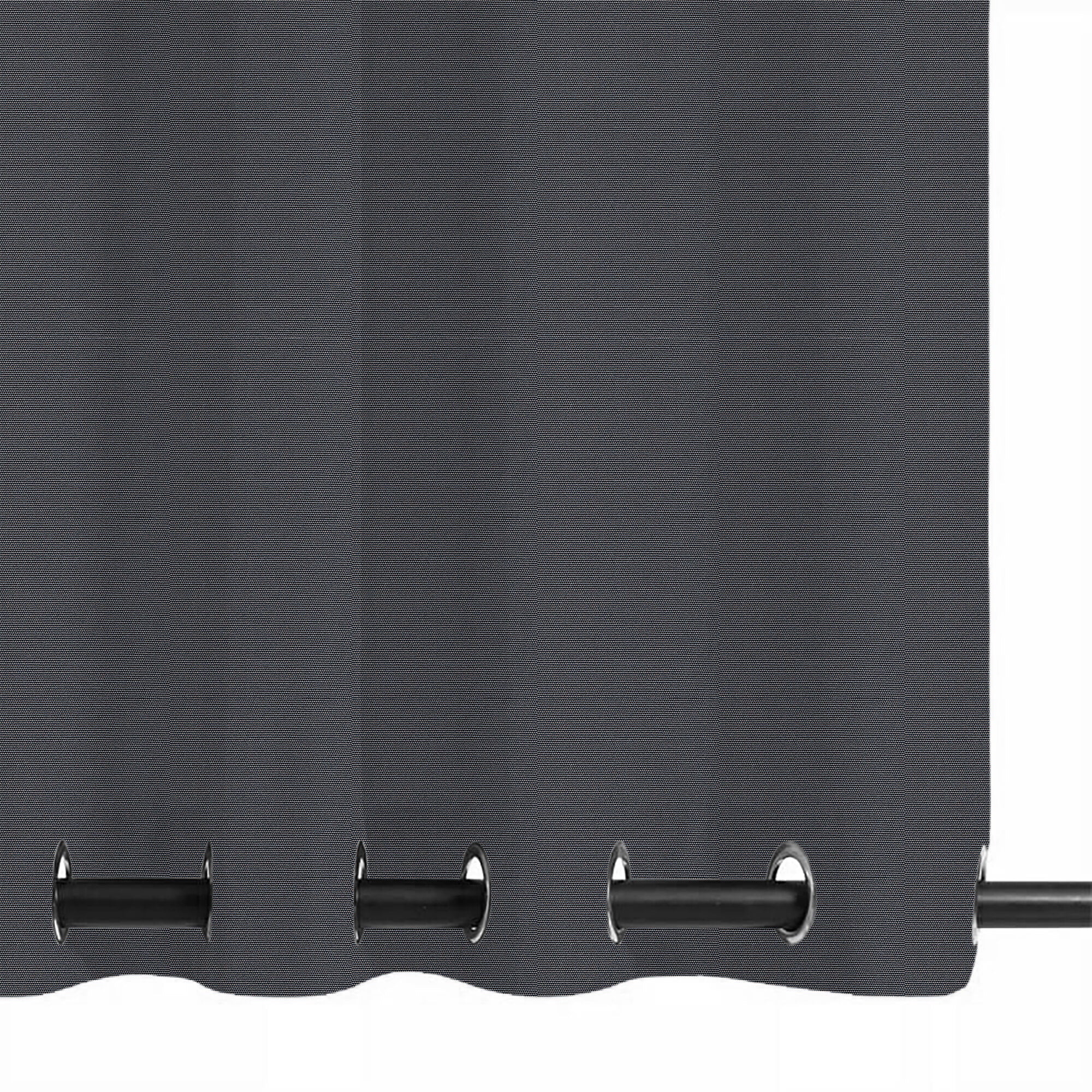 PENGI Outdoor Curtains Waterproof - Pure Iron Gray