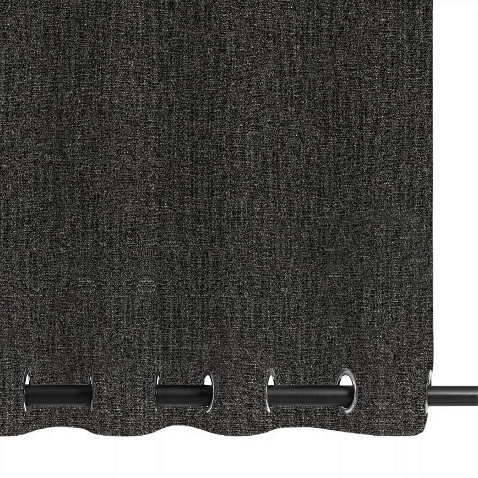 PENGI Outdoor Curtains Waterproof - Linen Dark Gray