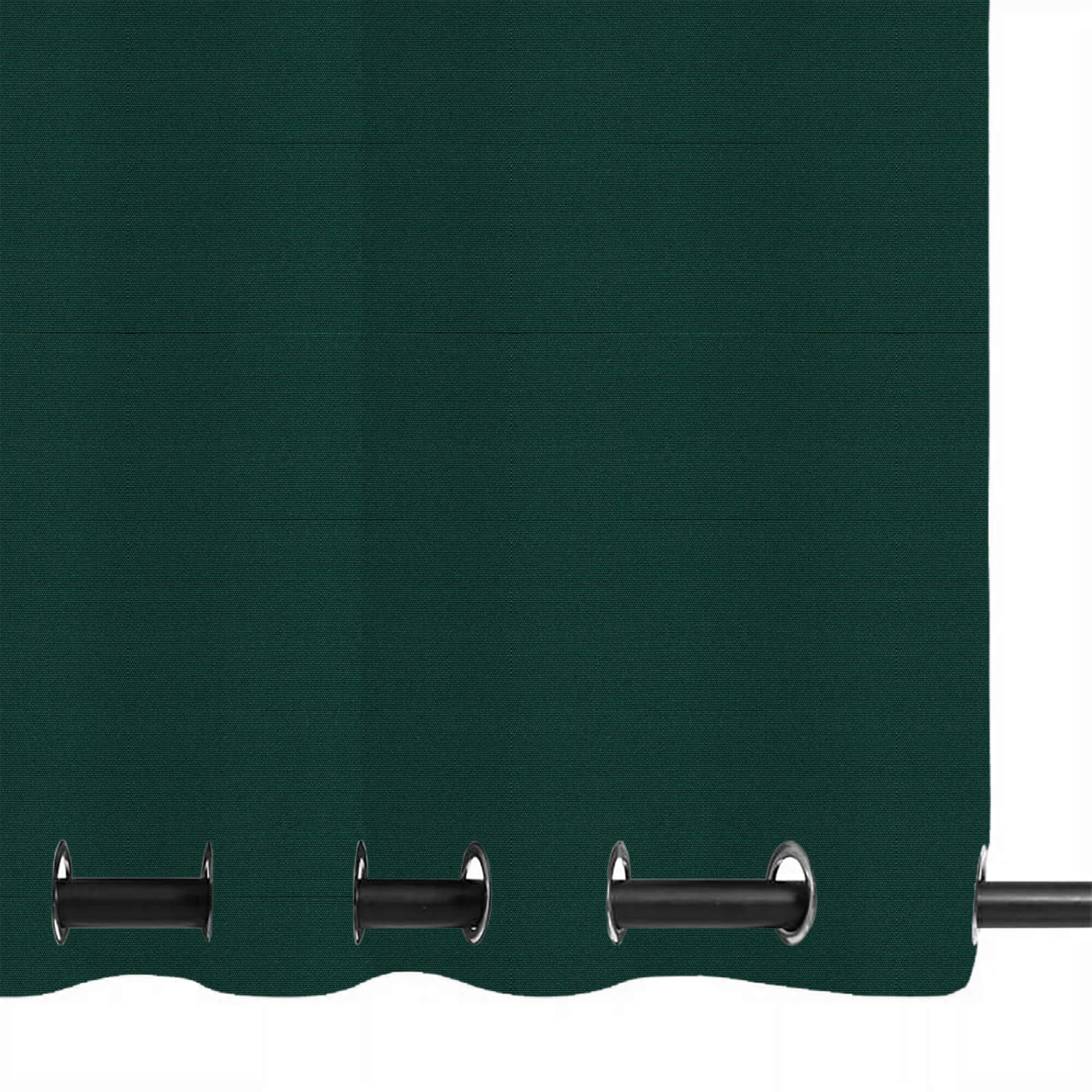 PENGI Outdoor Curtains Waterproof- Pure Dark Green