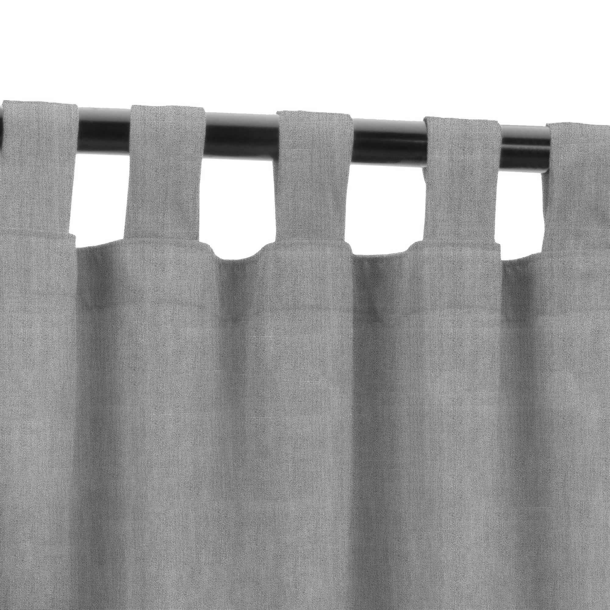 PENGI Outdoor Curtains Waterproof - Mix Steeple Gray