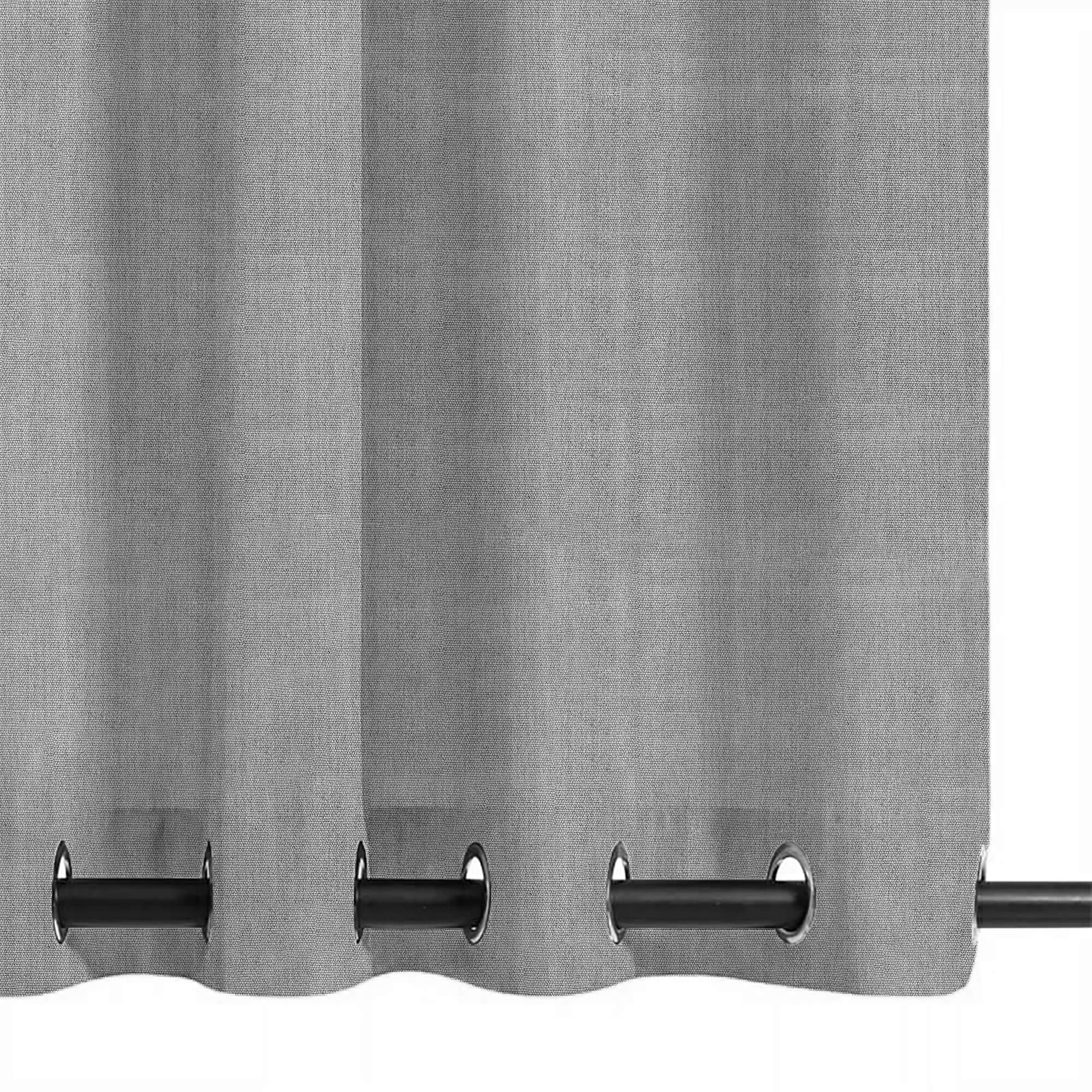 PENGI Outdoor Curtains Waterproof - Mix Steeple Gray