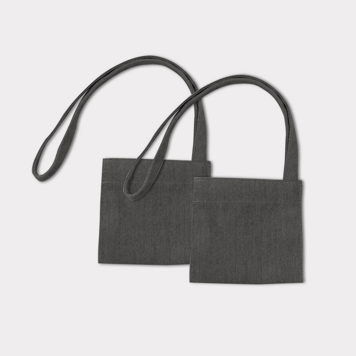 PENGI Outdoor Curtains Waterproof- Mix Charcoal Gray