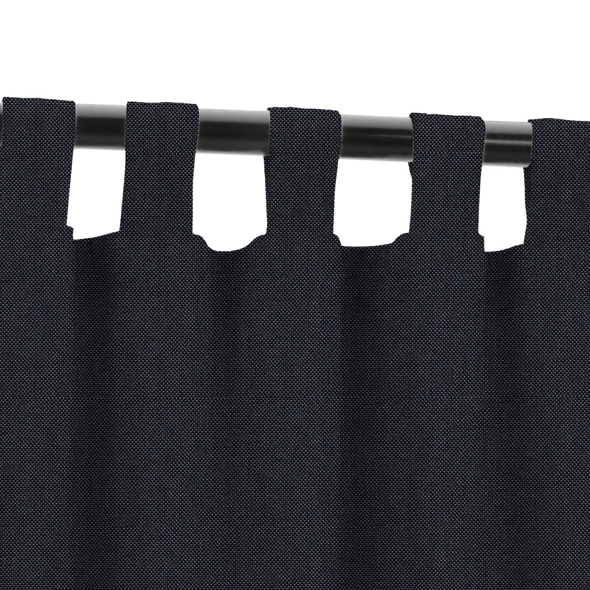 PENGI Outdoor Curtains Waterproof - Sailcloth Black