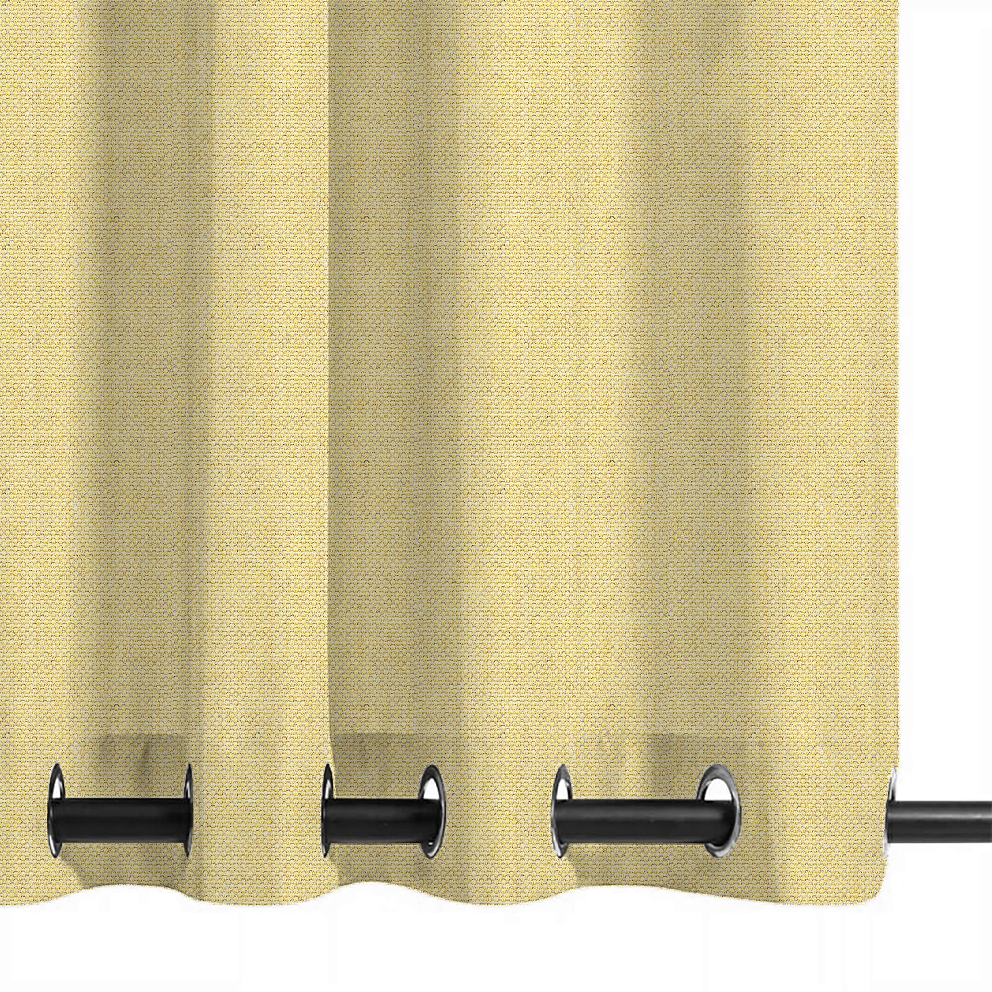 PENGI Outdoor Curtains Waterproof - Sailcloth Yellow