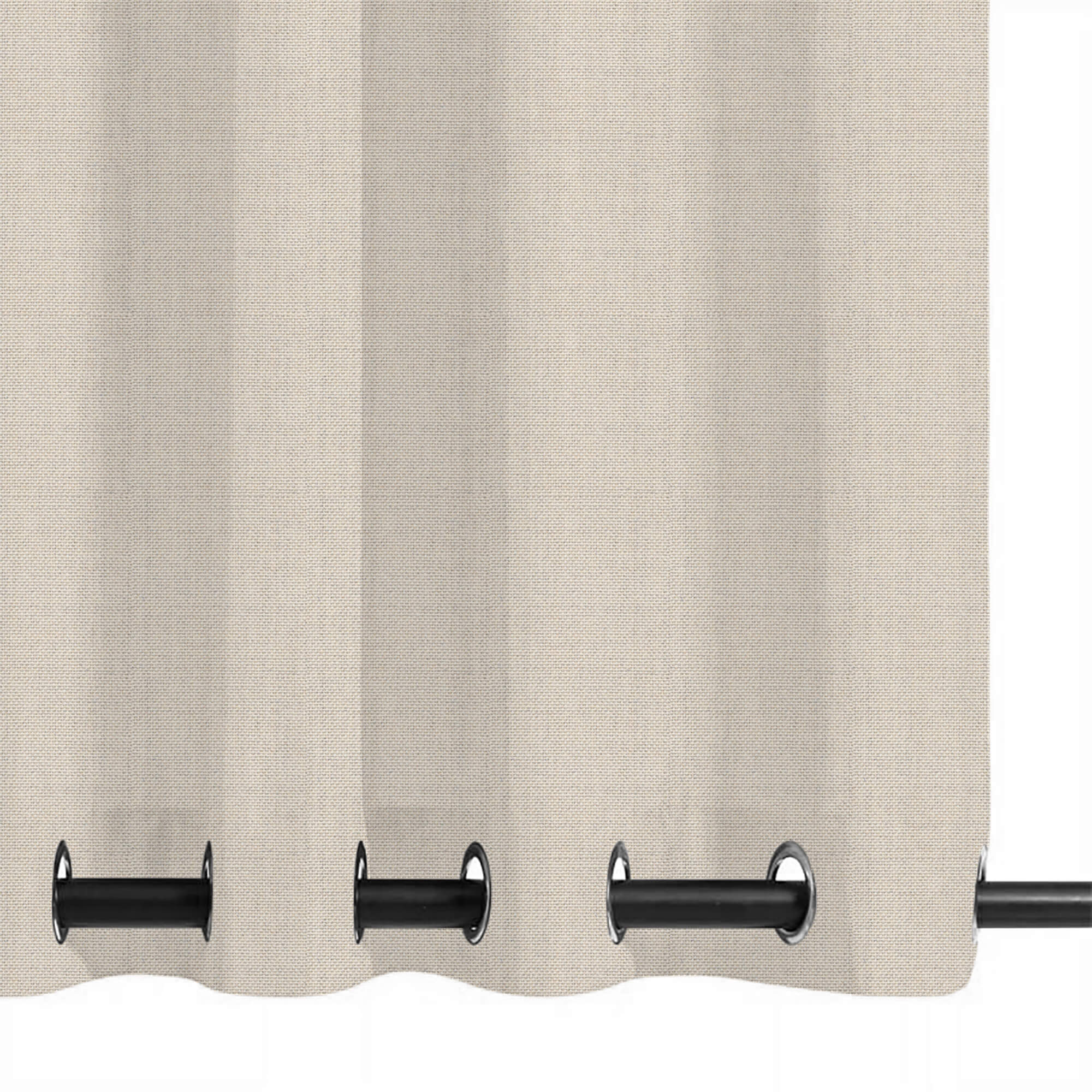 PENGI Outdoor Curtains Waterproof - Sailcloth Brown Rice