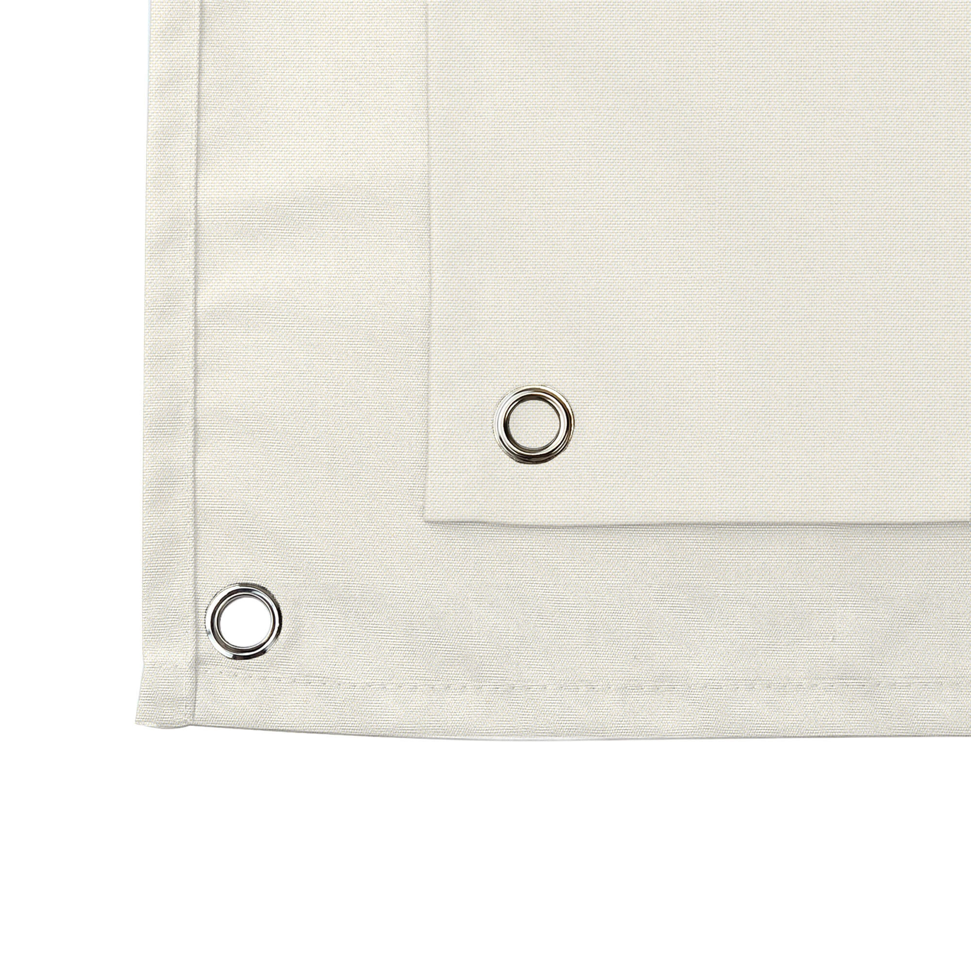 PENGI Outdoor Curtains Waterproof - Sailcloth Star White