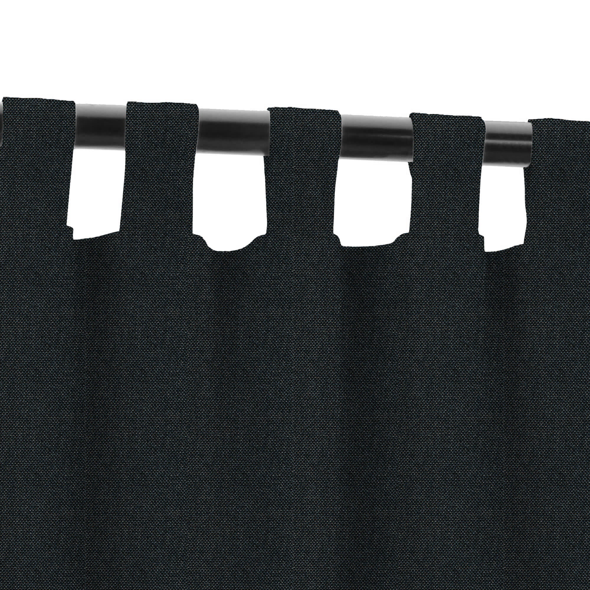 PENGI Outdoor Curtains Waterproof - Sailcloth Carbon Black