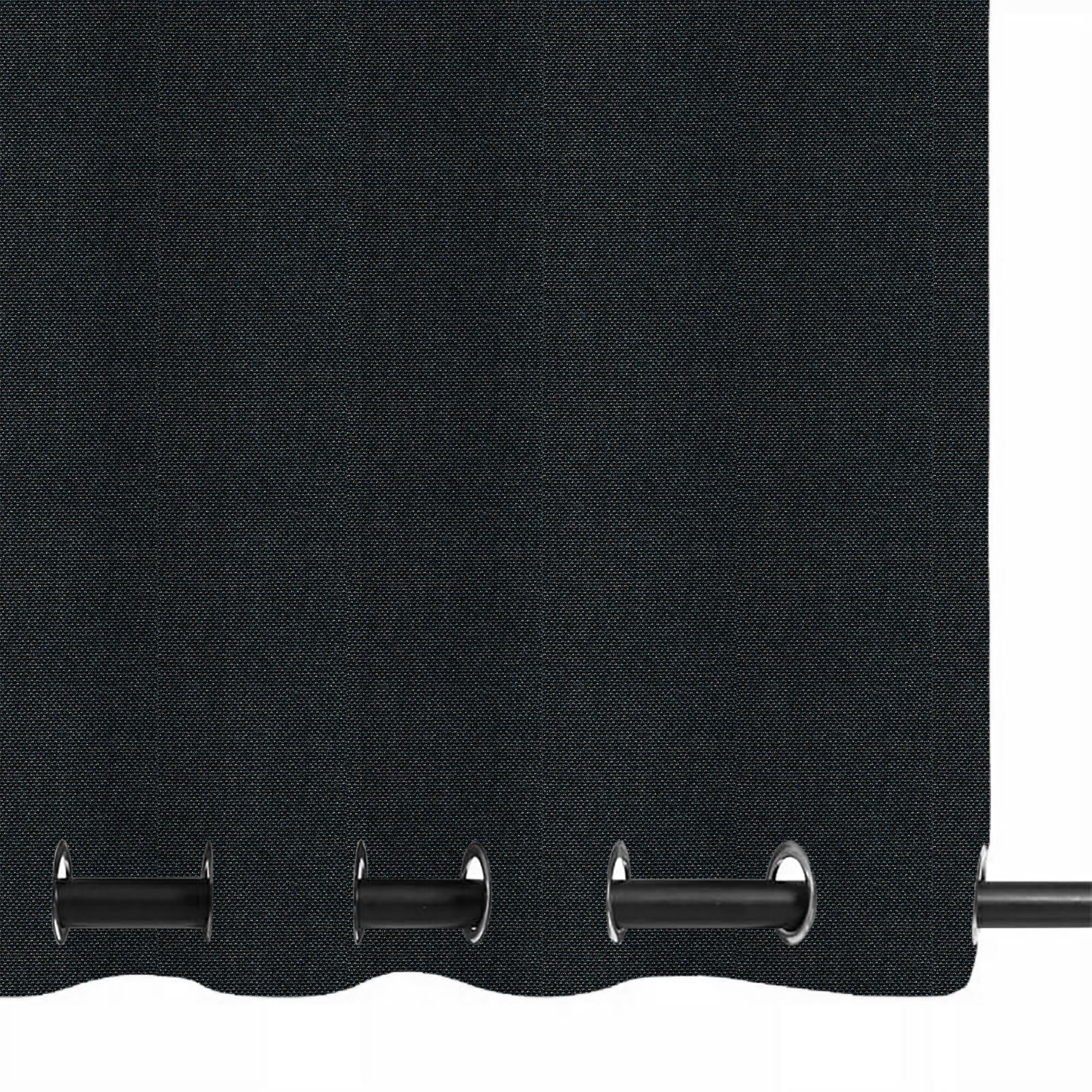 PENGI Outdoor Curtains Waterproof - Sailcloth Carbon Black