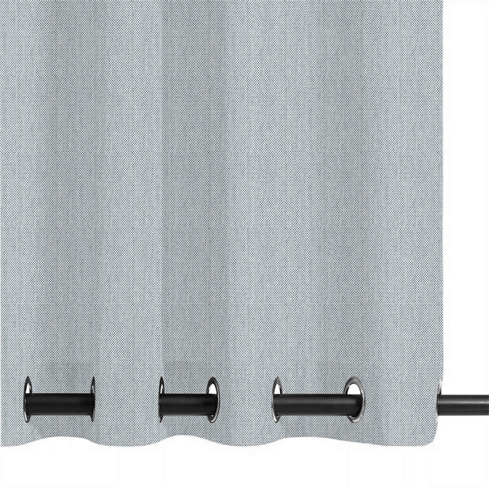 PENGI Outdoor Curtains Waterproof - Sailcloth Misty Gray