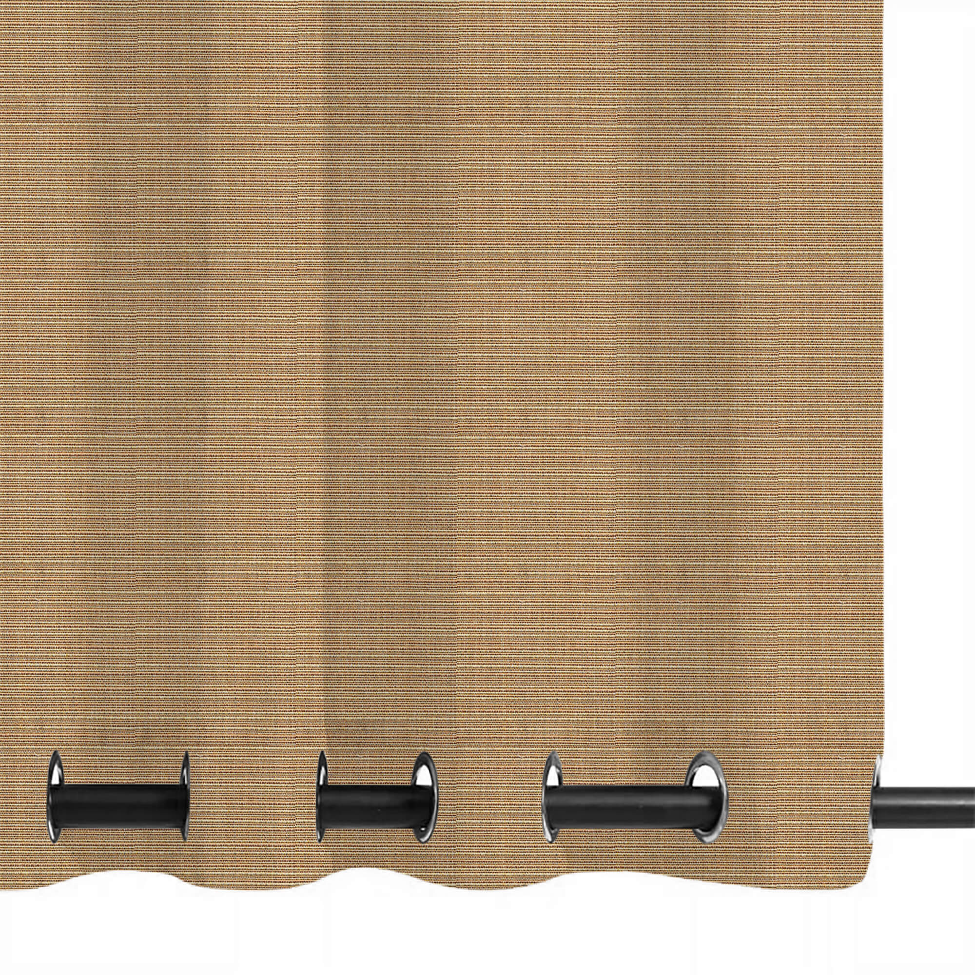PENGI Outdoor Curtains Waterproof- Bamboo Iced Coffee