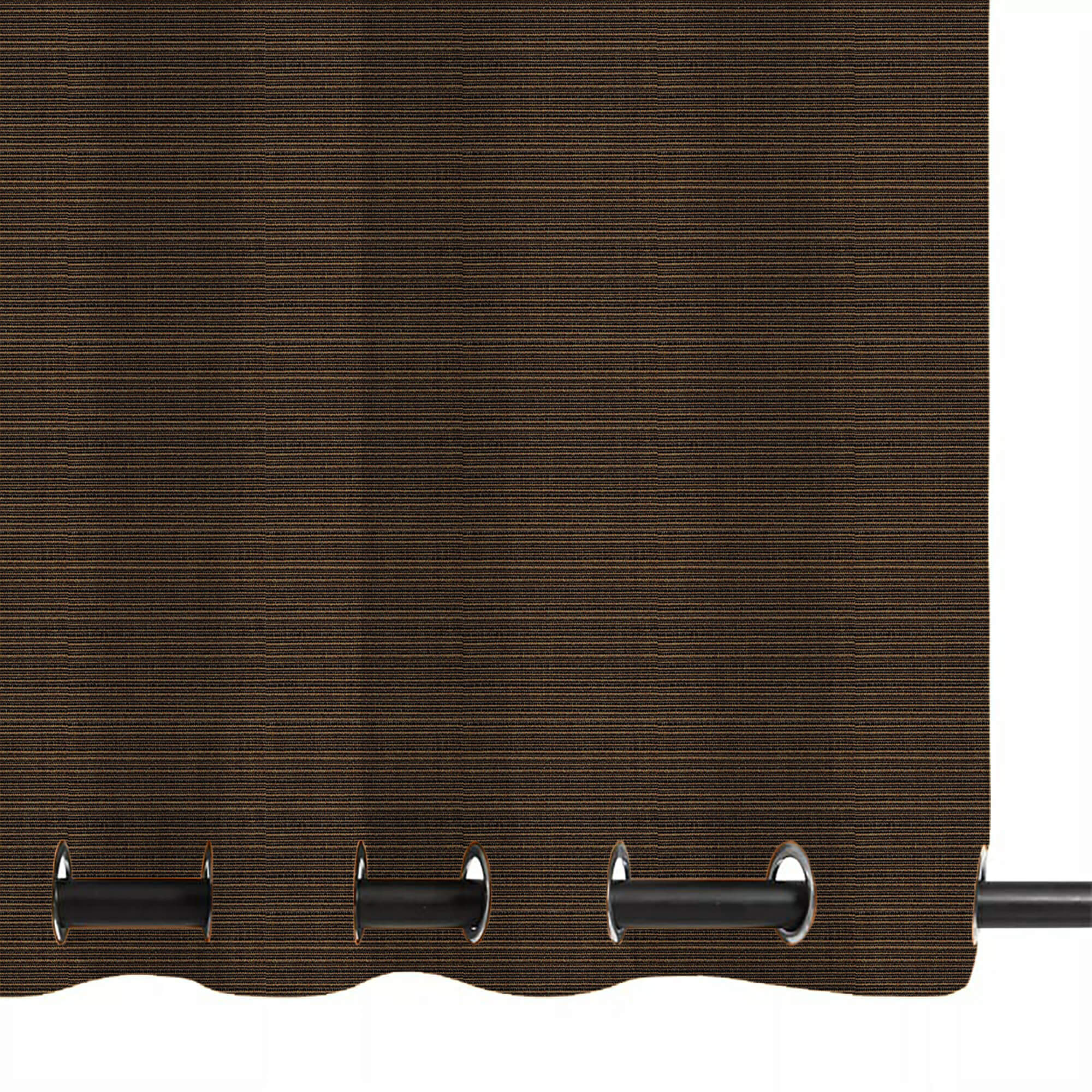 PENGI Outdoor Curtains Waterproof- Bamboo Cocoa Brown