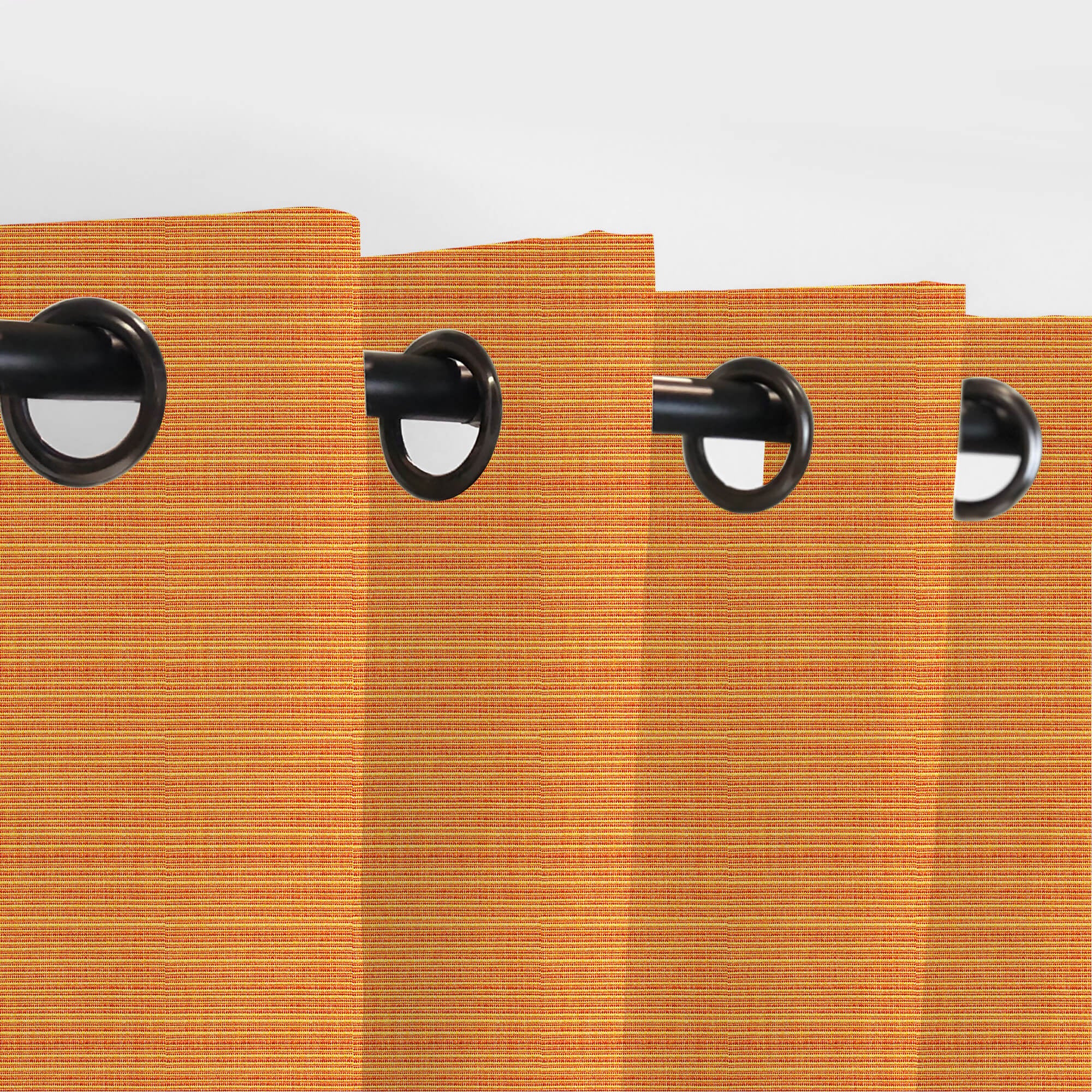 PENGI Outdoor Curtains Waterproof- Bamboo Coral Gold