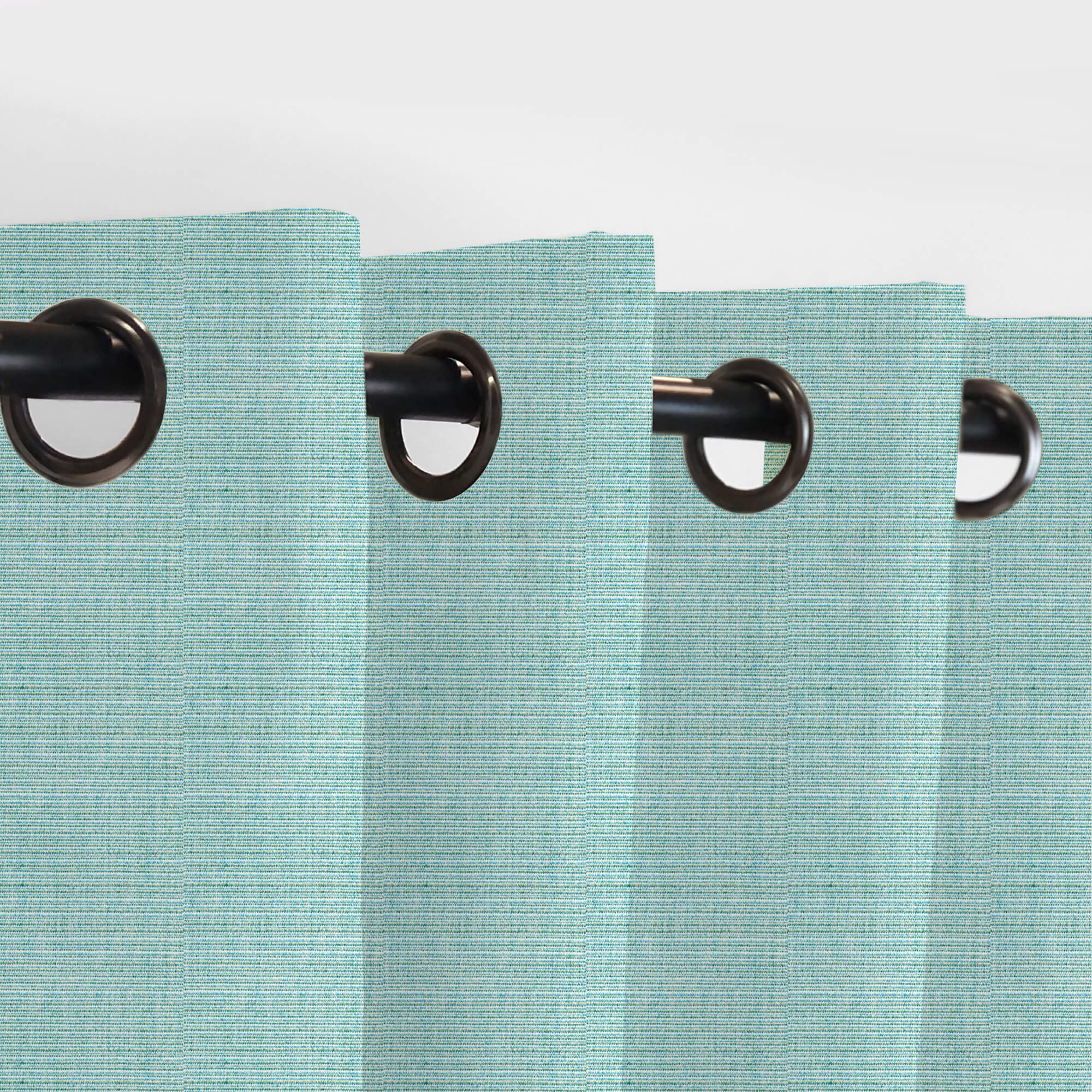 PENGI Outdoor Curtains Waterproof- Bamboo Subdued Blue