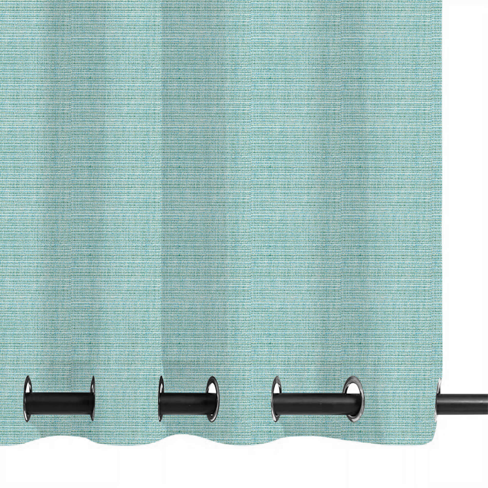 PENGI Outdoor Curtains Waterproof- Bamboo Subdued Blue