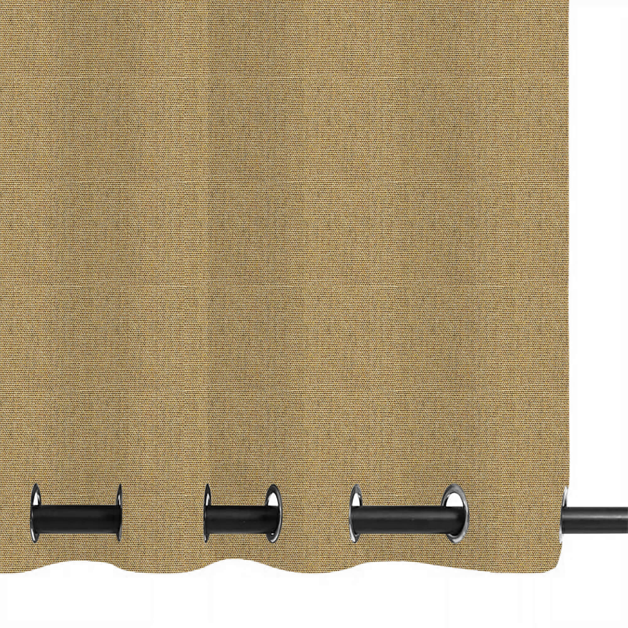 PENGI Outdoor Curtains Waterproof - Nostalgia Bone Brown