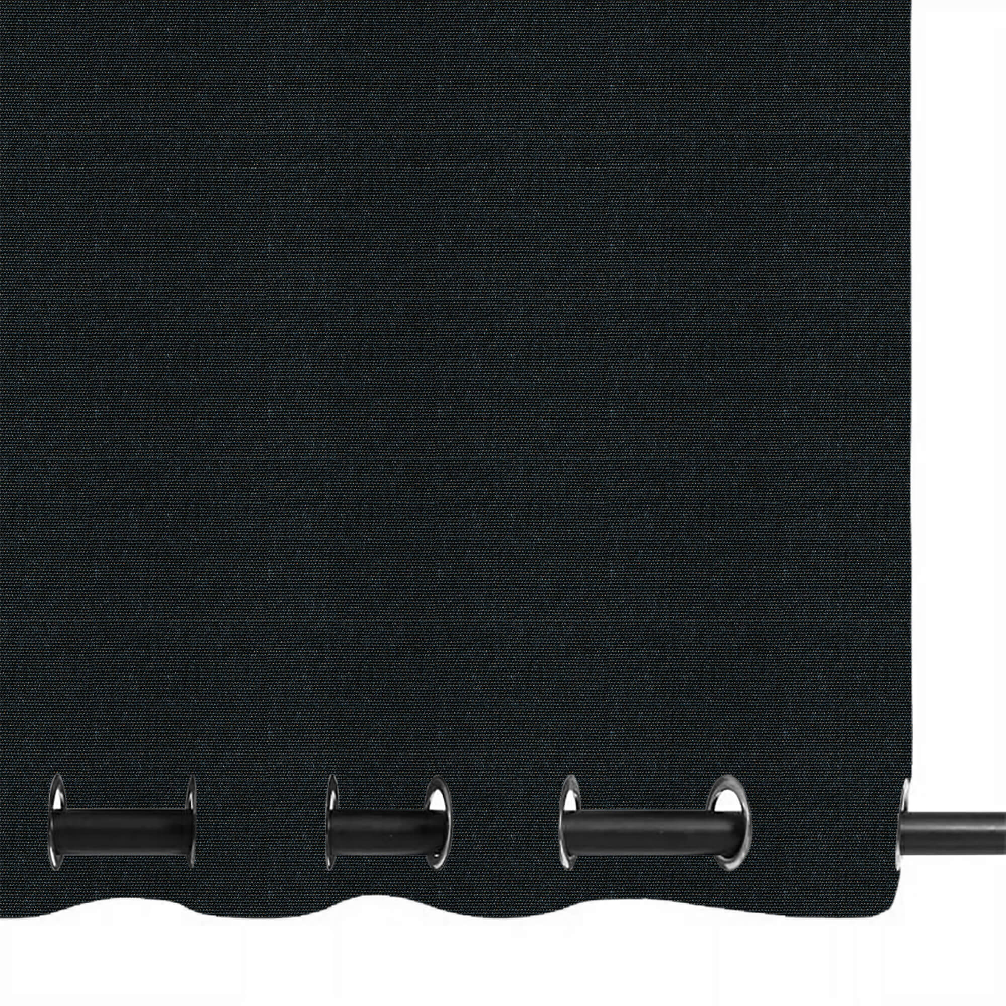 PENGI Outdoor Curtains Waterproof - Nostalgia Black