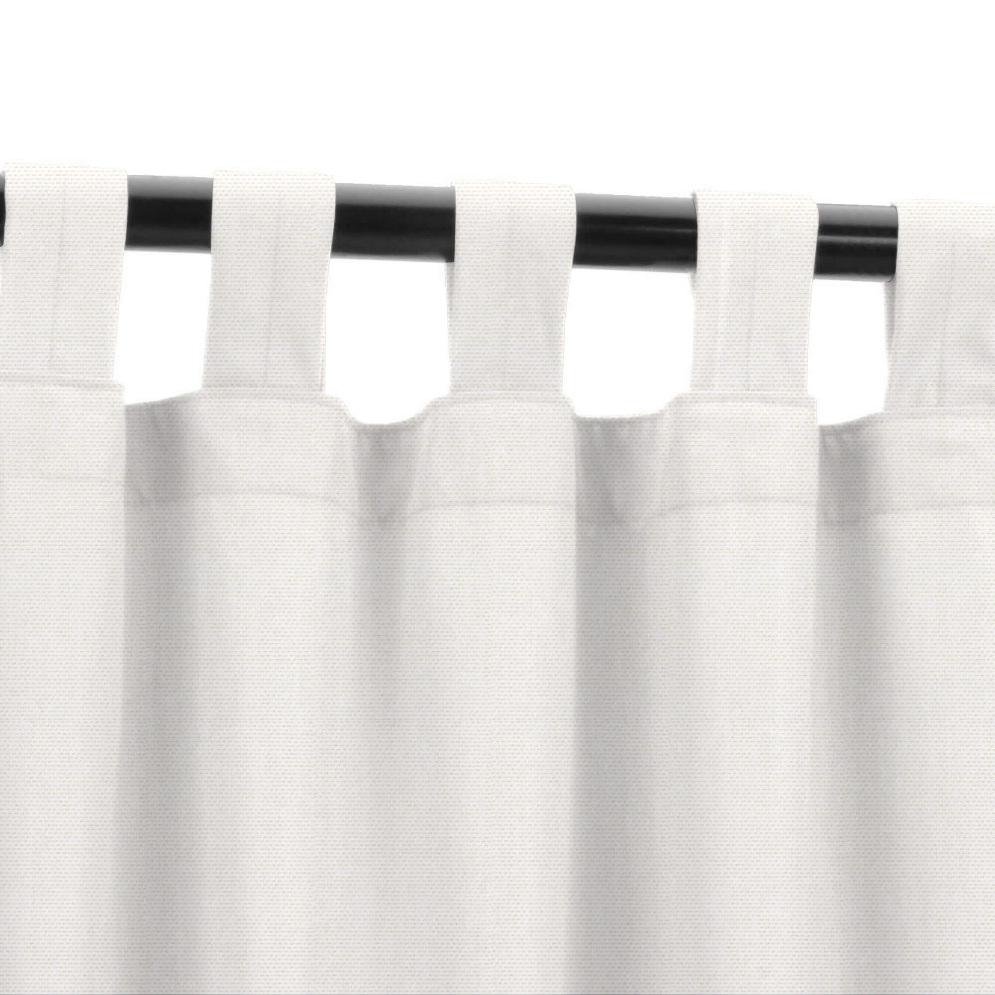 PENGI Outdoor Curtains Waterproof- Canvas Frost White