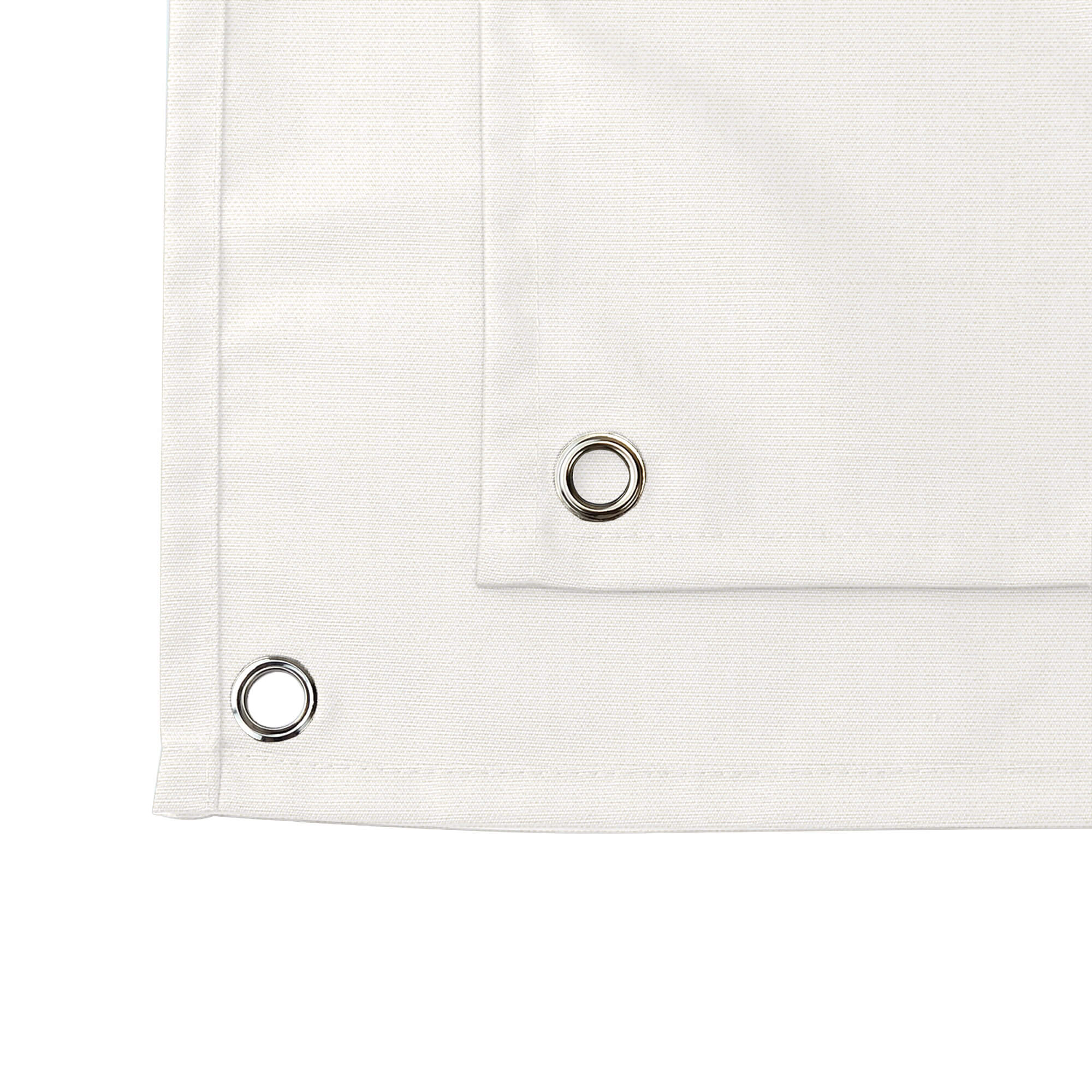 PENGI Outdoor Curtains Waterproof- Canvas Frost White