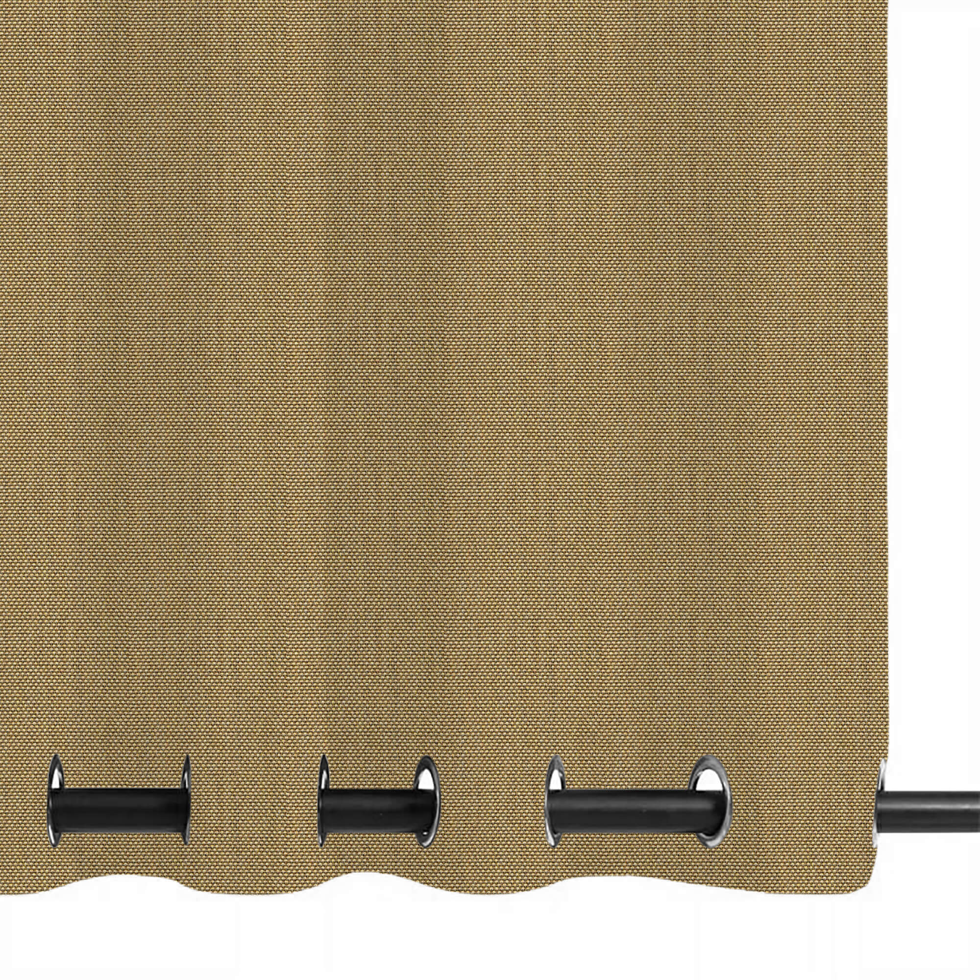 PENGI Outdoor Curtains Waterproof- Canvas Teak