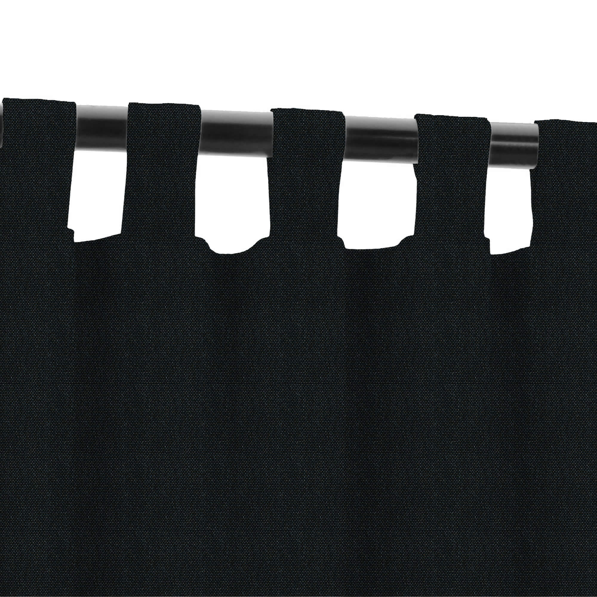 PENGI Outdoor Curtains Waterproof- Canvas Carbon Black