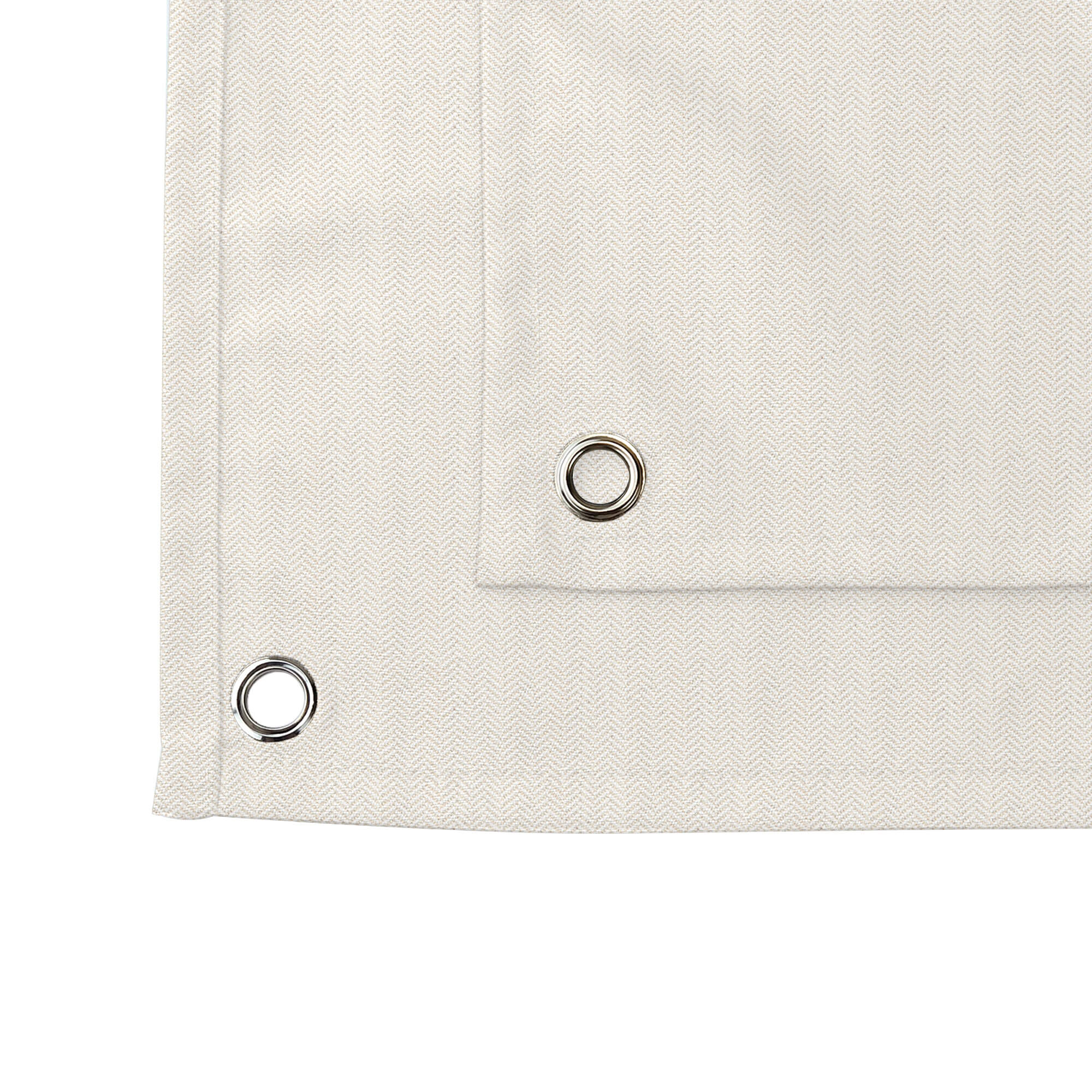 PENGI Outdoor Curtains Waterproof- Herringbone Bleached Sand