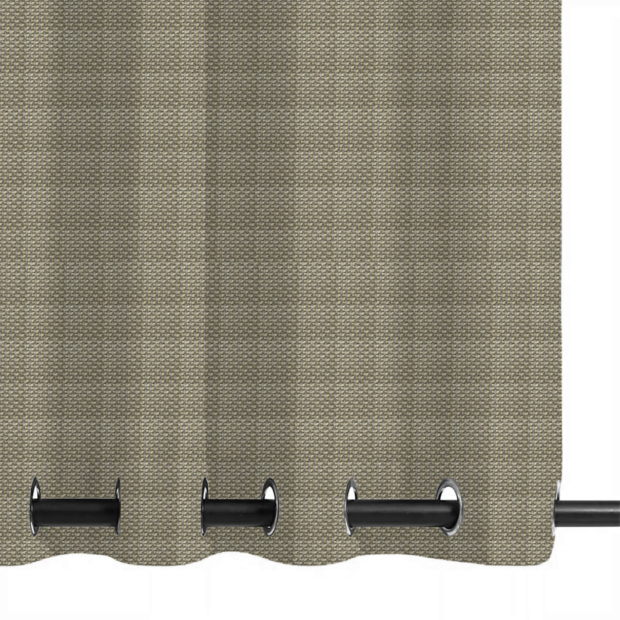 PENGI Outdoor Curtains Waterproof - Furcation London Fog