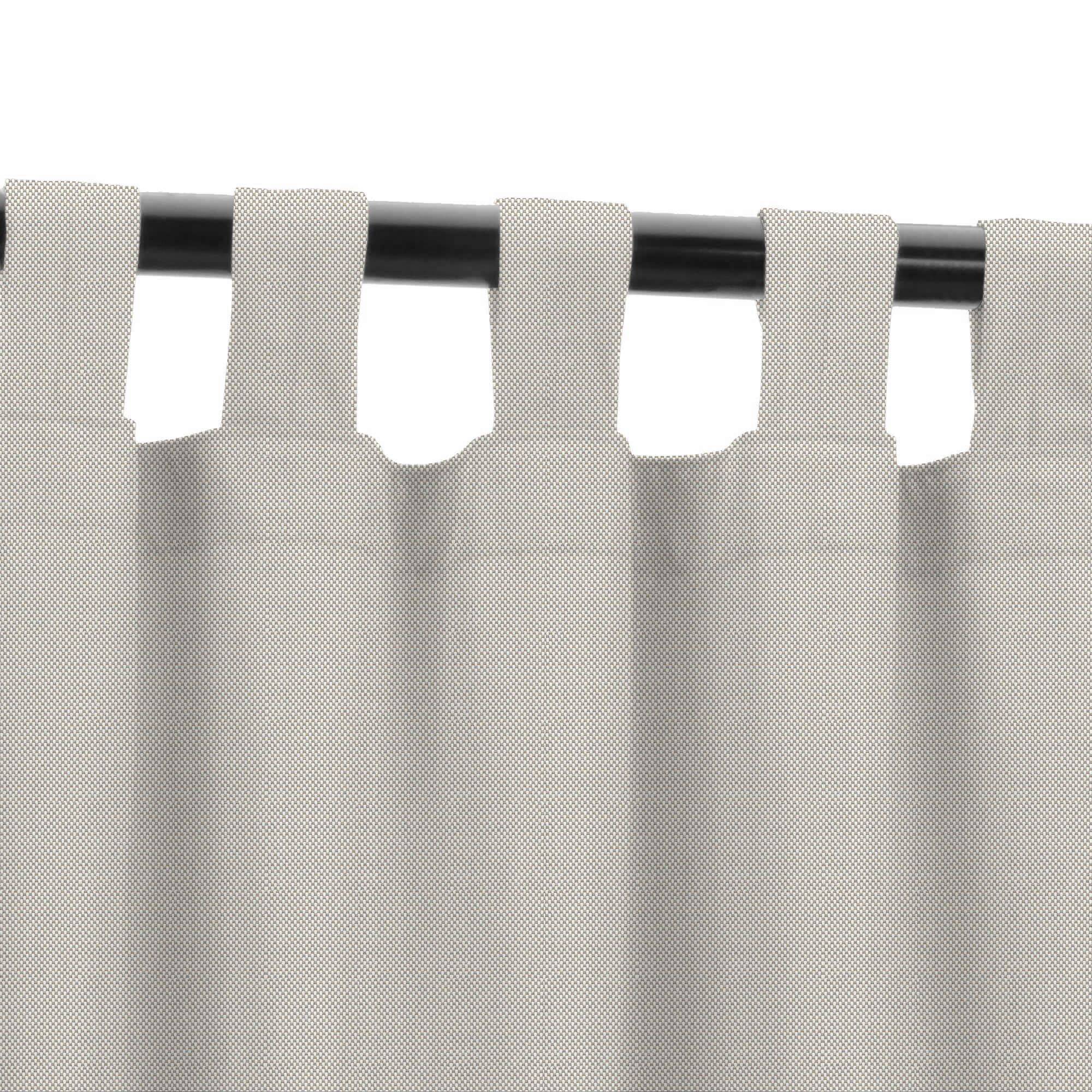 PENGI Outdoor Curtains Waterproof - Grid Island Fossil