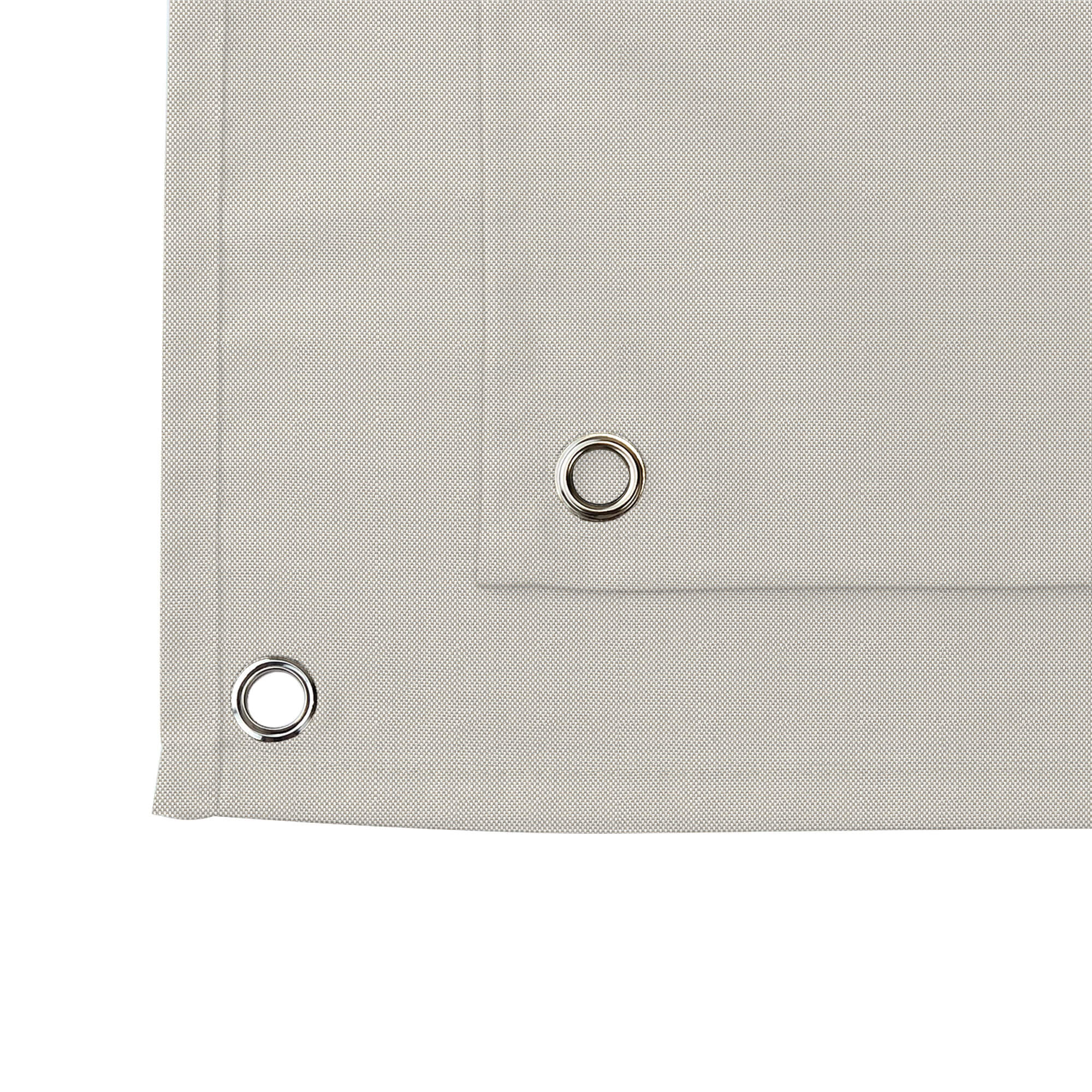 PENGI Outdoor Curtains Waterproof - Grid Island Fossil