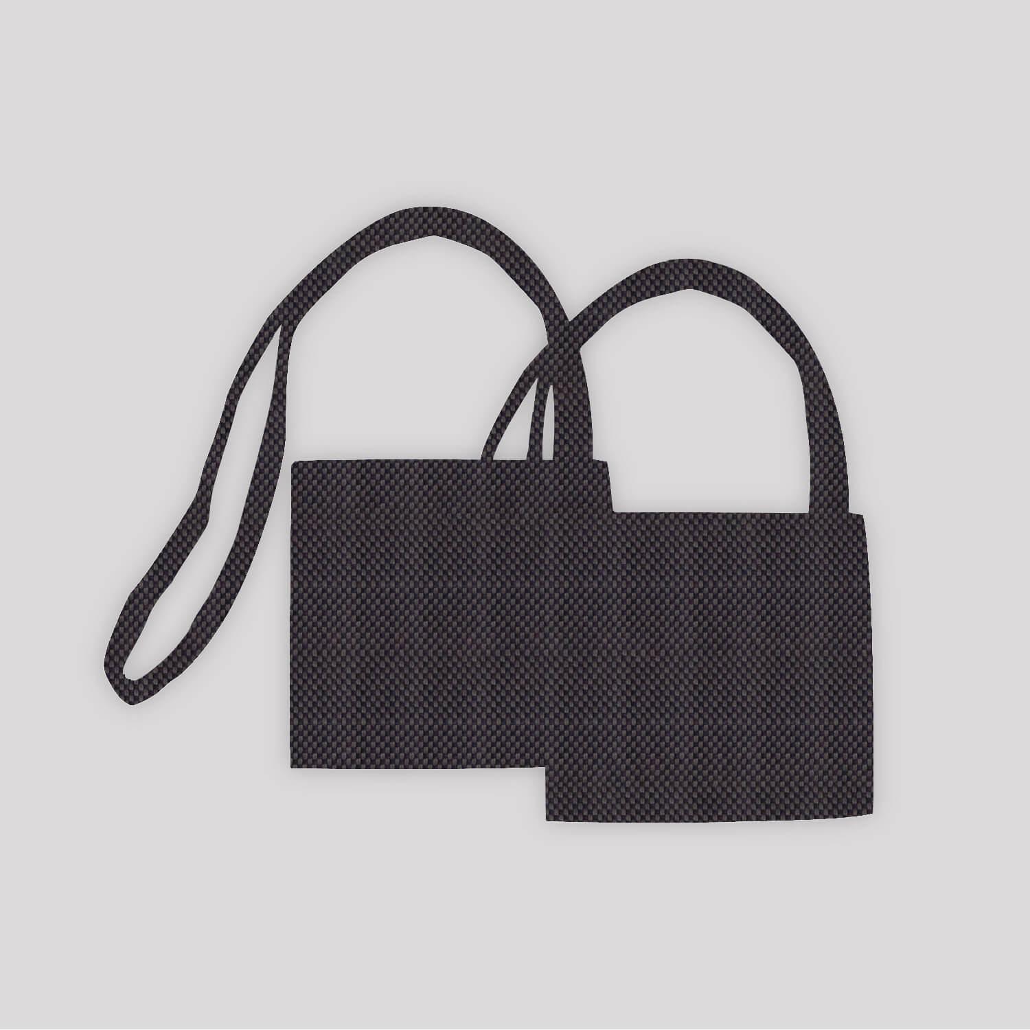 PENGI Outdoor Curtains Waterproof - Repeat Gray and Red