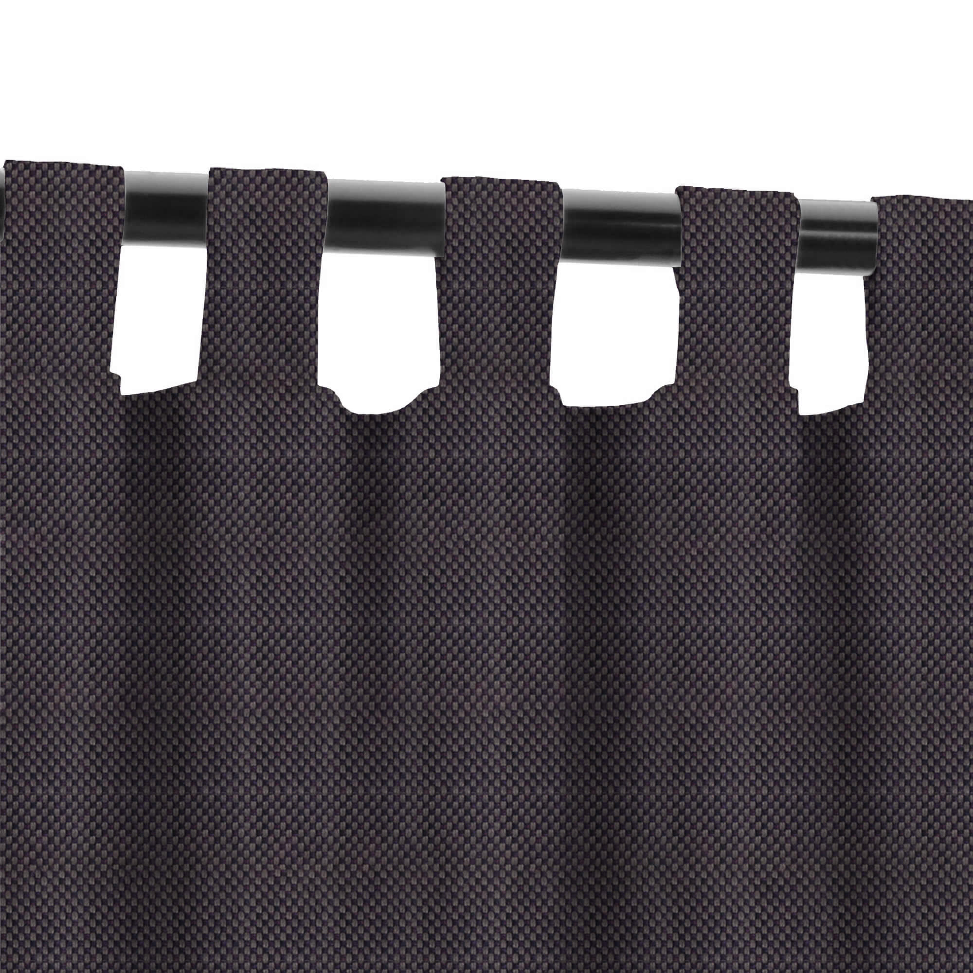 PENGI Outdoor Curtains Waterproof - Repeat Gray and Red