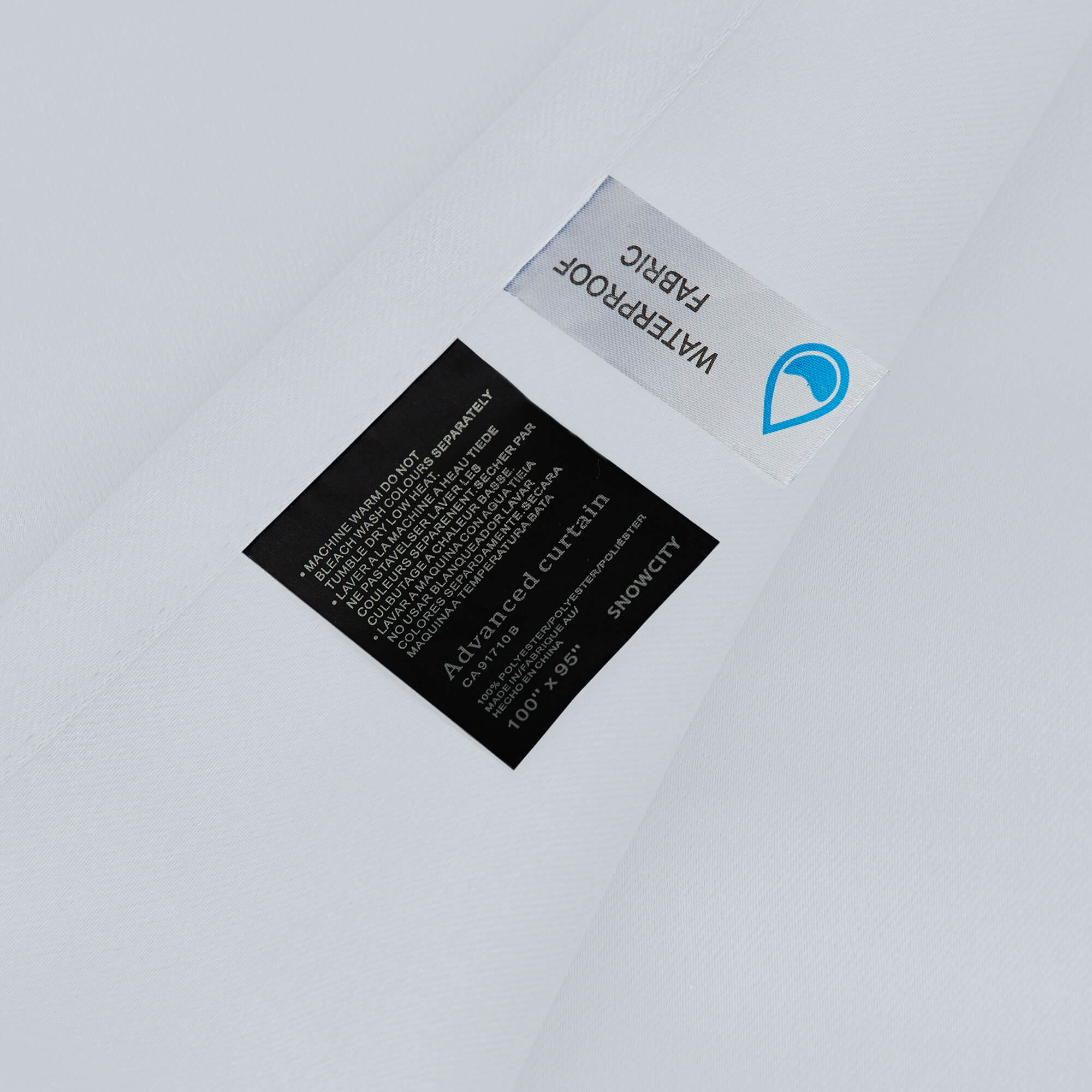 Outdoor Curtains Waterproof Tab Top 1 Panel - Greyish White