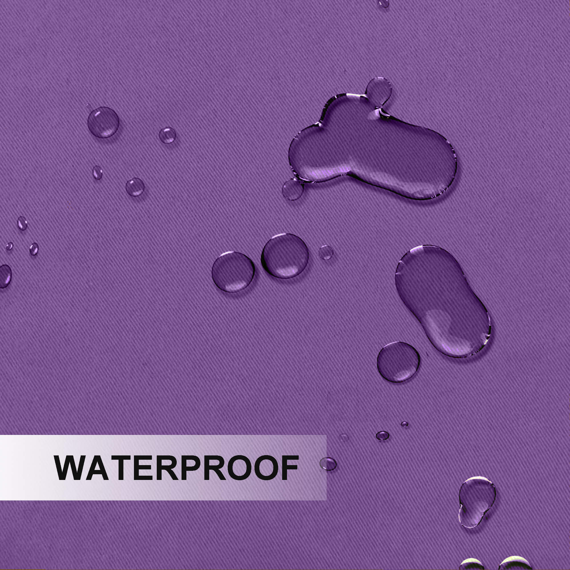 Snowcity Outdoor Curtains Waterproof Grommet Top 1 Panel - Violet