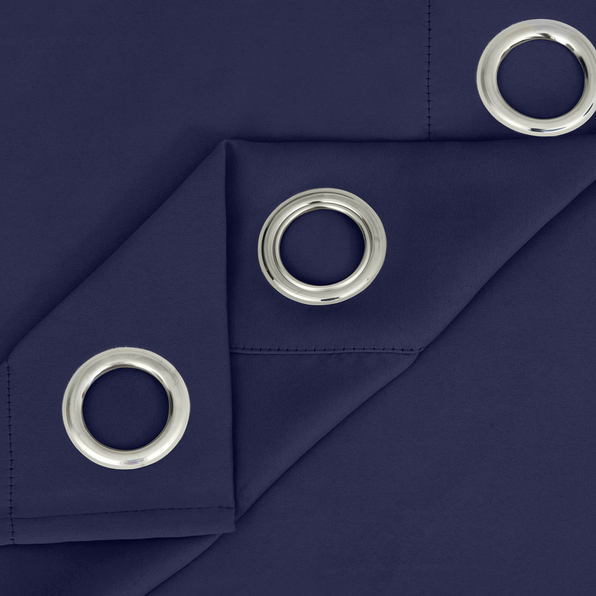 Snowcity Outdoor Curtains Waterproof Grommet Top & Bottom 1 Panel - Navy