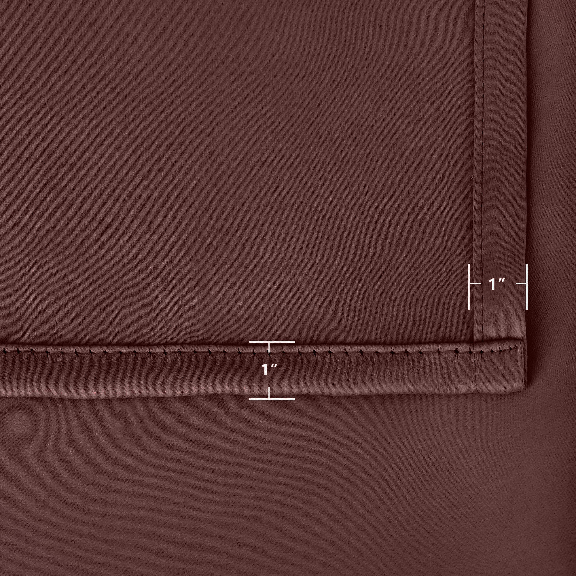 Snowcity Outdoor Curtains Waterproof Grommet Top 1 Panel - Bay Brown