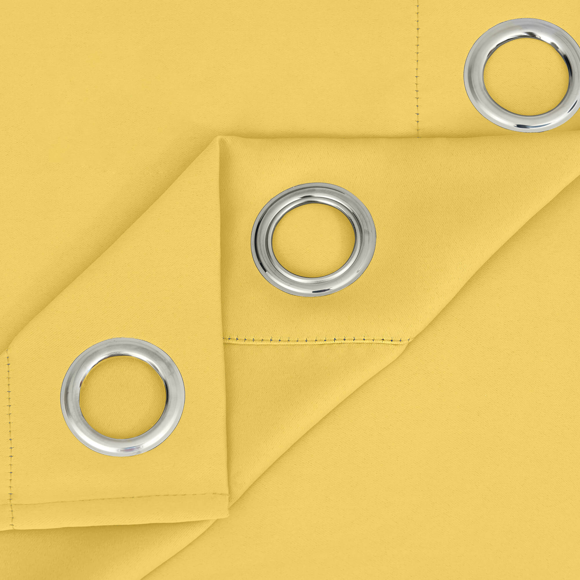 Snowcity Outdoor Curtains Waterproof Grommet Top & Bottom 1 Panel - Yellow