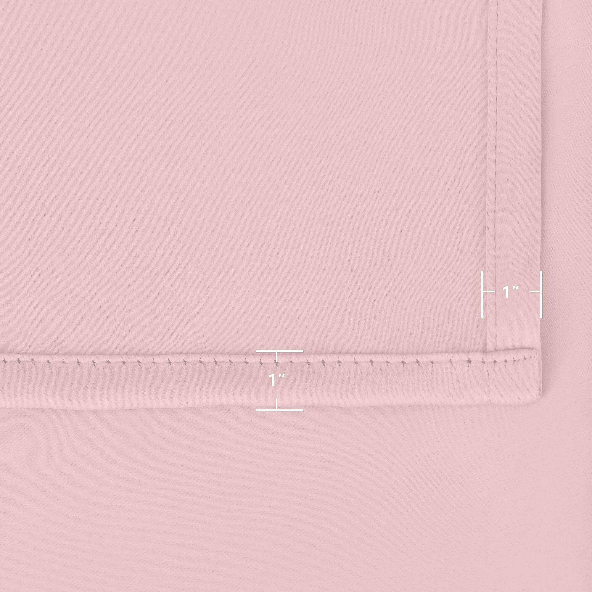 Snowcity Outdoor Curtains Waterproof Grommet Top & Bottom 1 Panel - Rose Dust