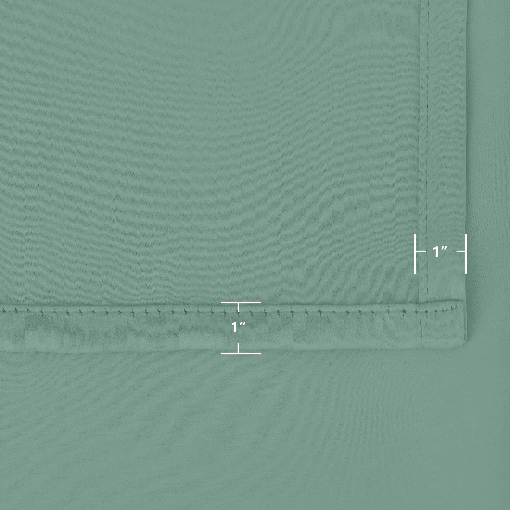 Snowcity Outdoor Curtains Waterproof Grommet Top 1 Panel - Green