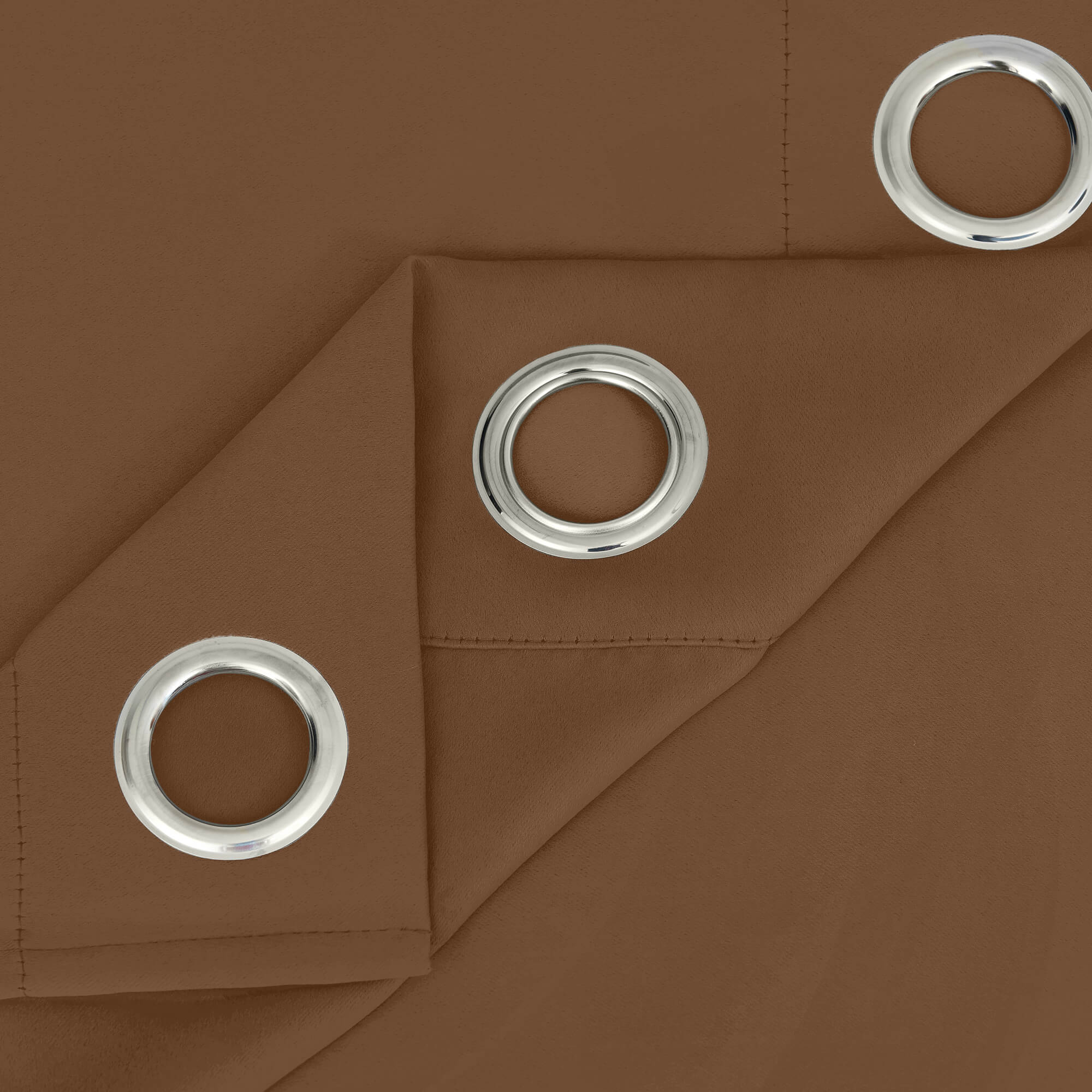 Snowcity Outdoor Curtains Waterproof Grommet Top & Bottom 1 Panel - Coffee