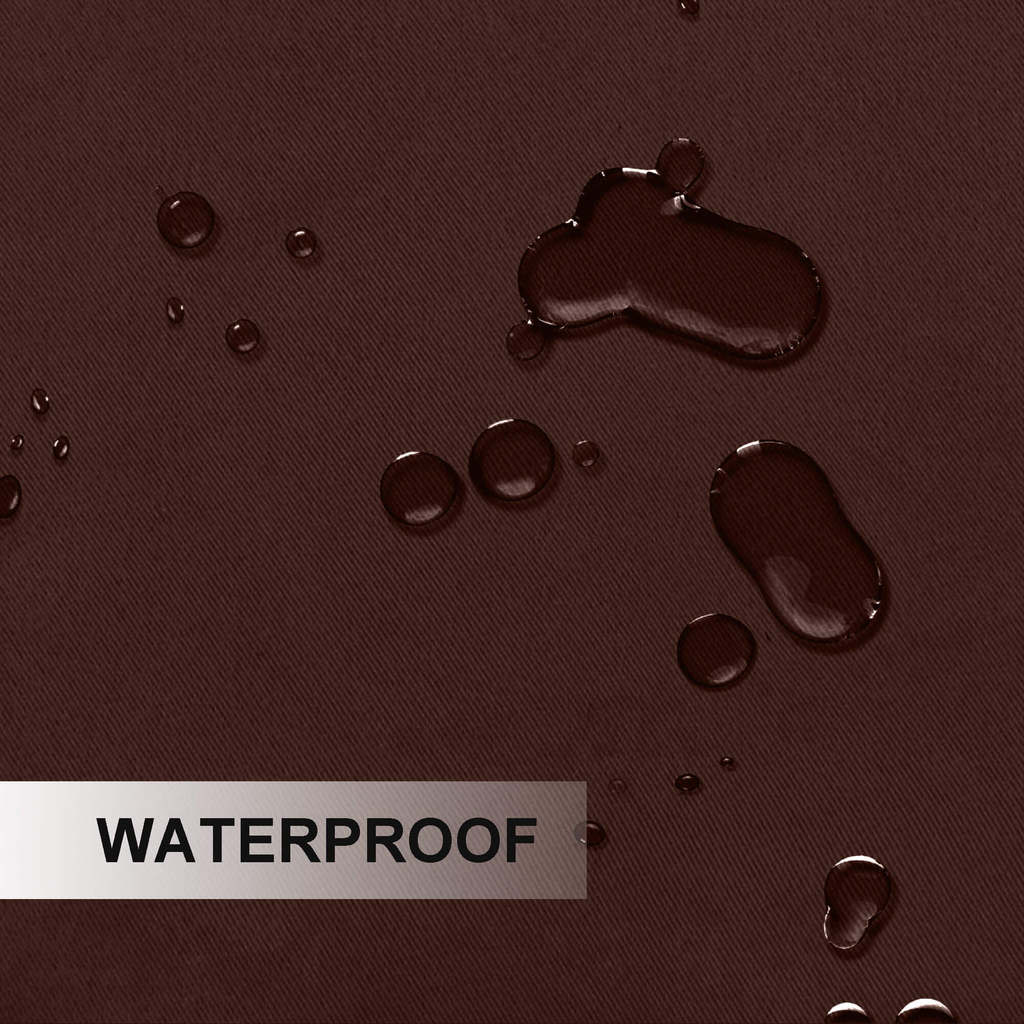 Snowcity Outdoor Curtains Waterproof Grommet Top & Bottom 1 Panel - Wine